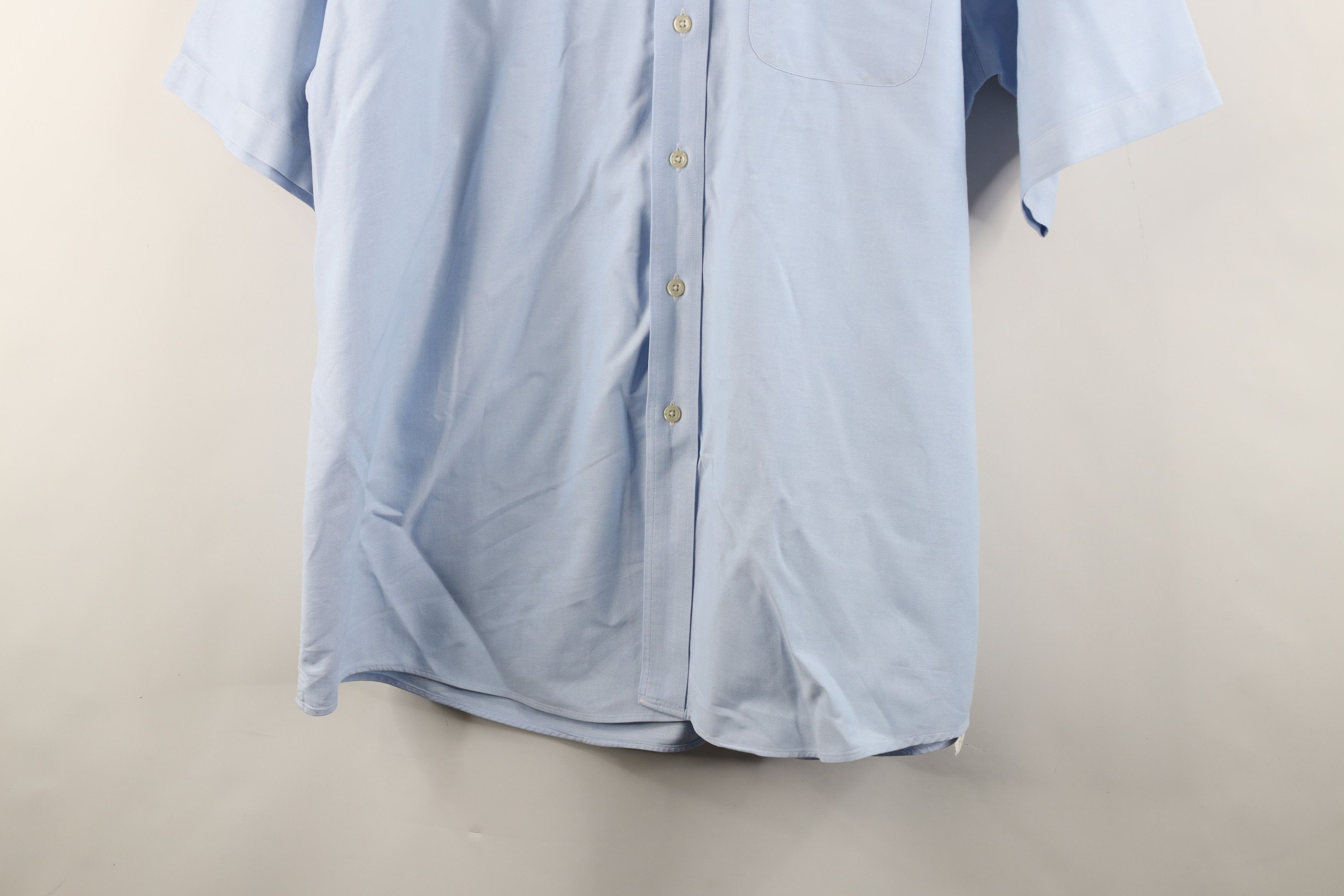 L.L. Bean × Vintage Vintage 90s LL Bean Oxford Collared Button Down Shirt Blue Size US M / EU 48-50 / 2 - 3 Thumbnail