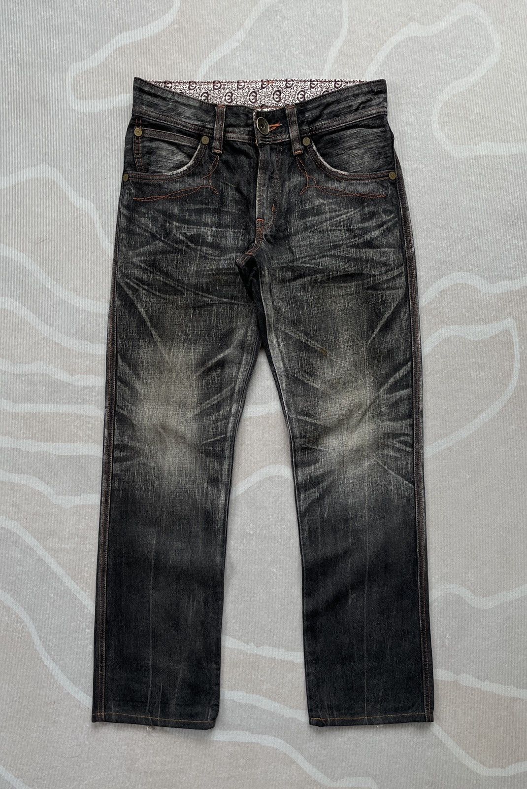 Edwin × Japanese Brand Edwin 503 Straight Jeans (P98) Size US 30 / EU 46 - 2 Thumbnail