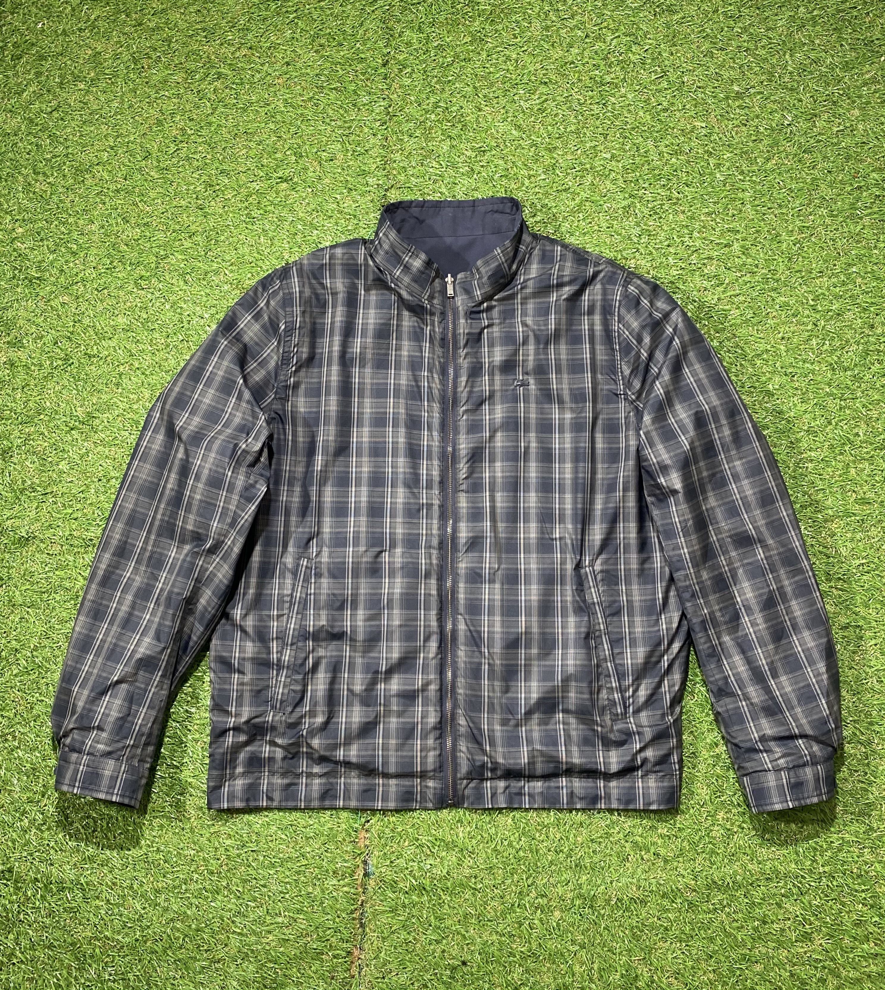 Lacoste Vintage 90s Lacoste Checkered Jacket Size US XL / EU 56 / 4 - 1 Thumbnail