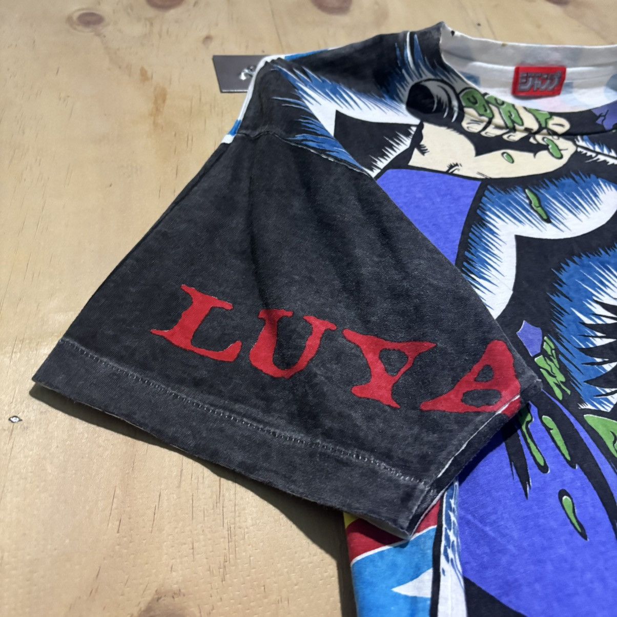 Anime ❗️RARE❗️90s Shonen Jump “Hareluya 2 Boy” Anime AOP Shirt Size US L / EU 52-54 / 3 - 6 Thumbnail