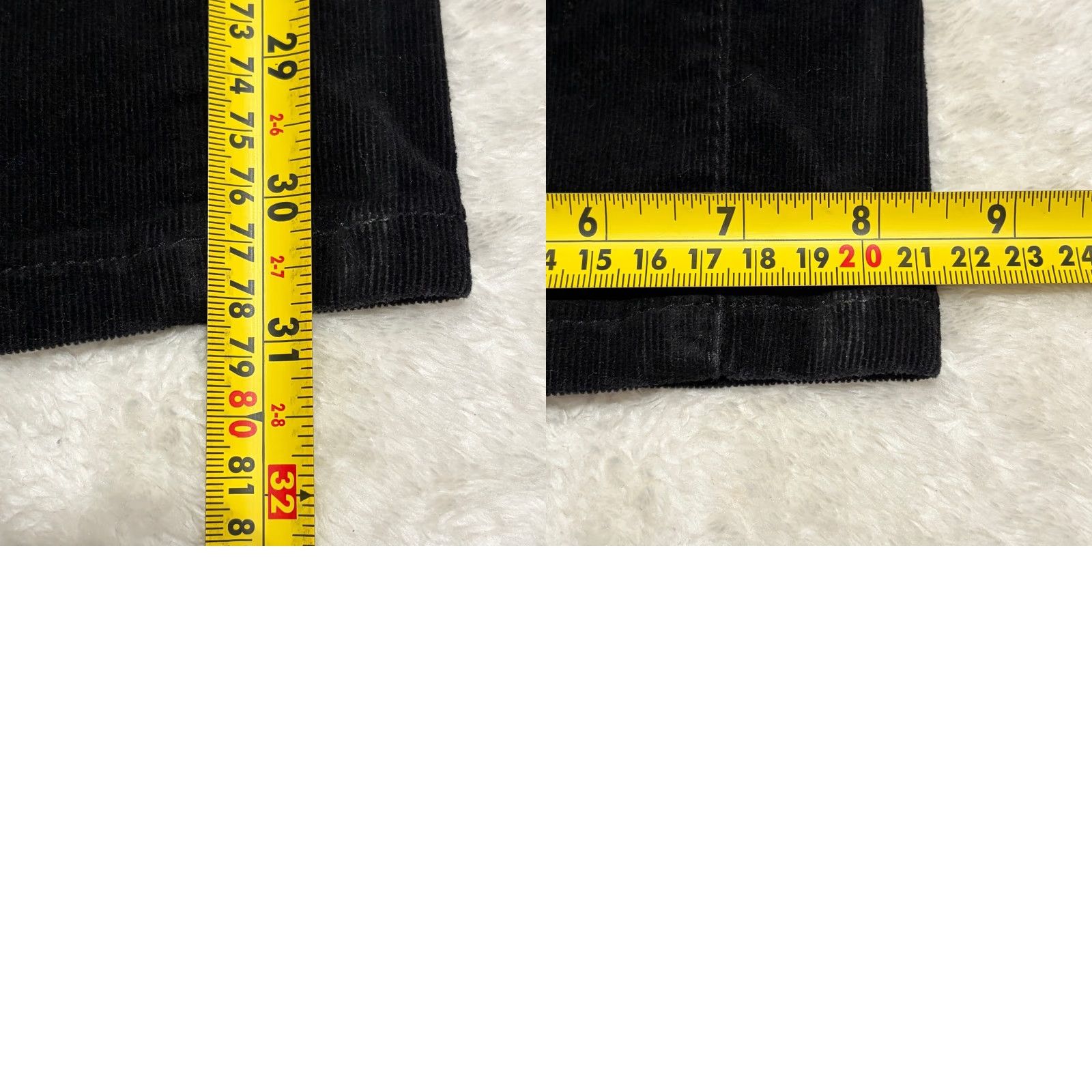 Ralph Lauren Ralph Lauren Pants Womens 10 Black Classic Straight Stretch Corduroy Flat Front Zip Button 31 Inseam Casual Travel Mens Womens Boys Girls Size 32" / US 10 / IT 46 - 9 Thumbnail