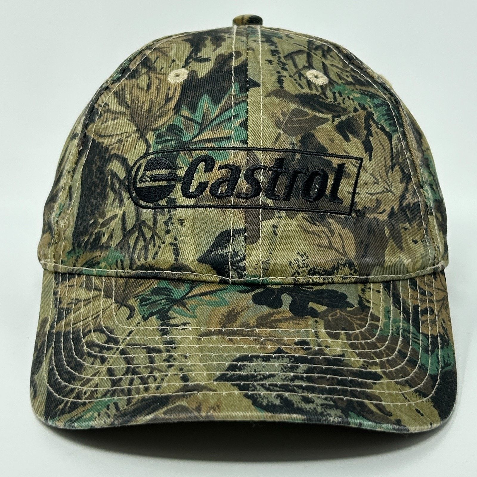 HELM Castrol Oil Camo Hat Baseball Cap Hunting Mechanic Size ONE SIZE - 1 Thumbnail