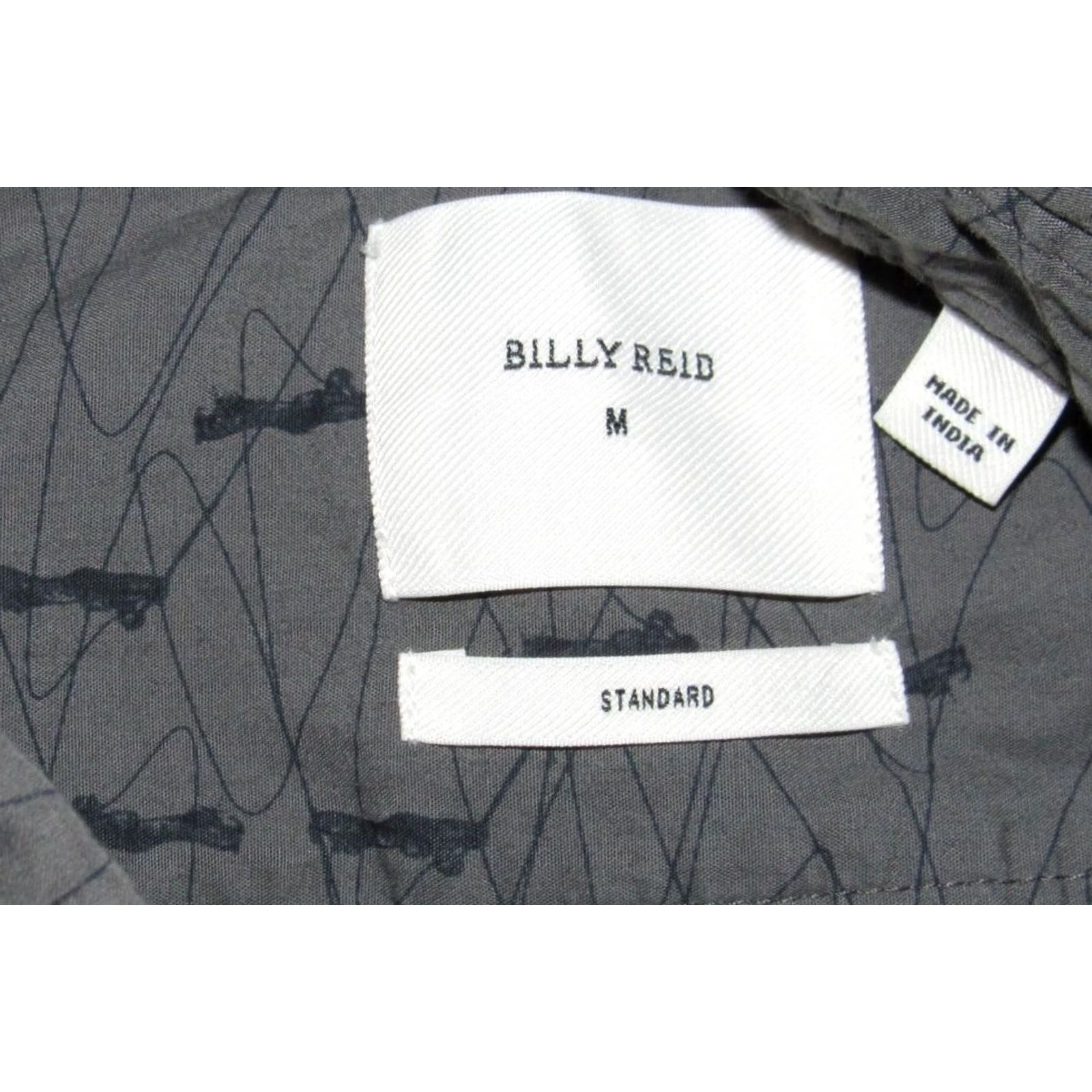 Billy Reid BILLY REID Fly Fishing Print Short Sleeve Button Down Shirt Medium Size US M / EU 48-50 / 2 - 3 Thumbnail
