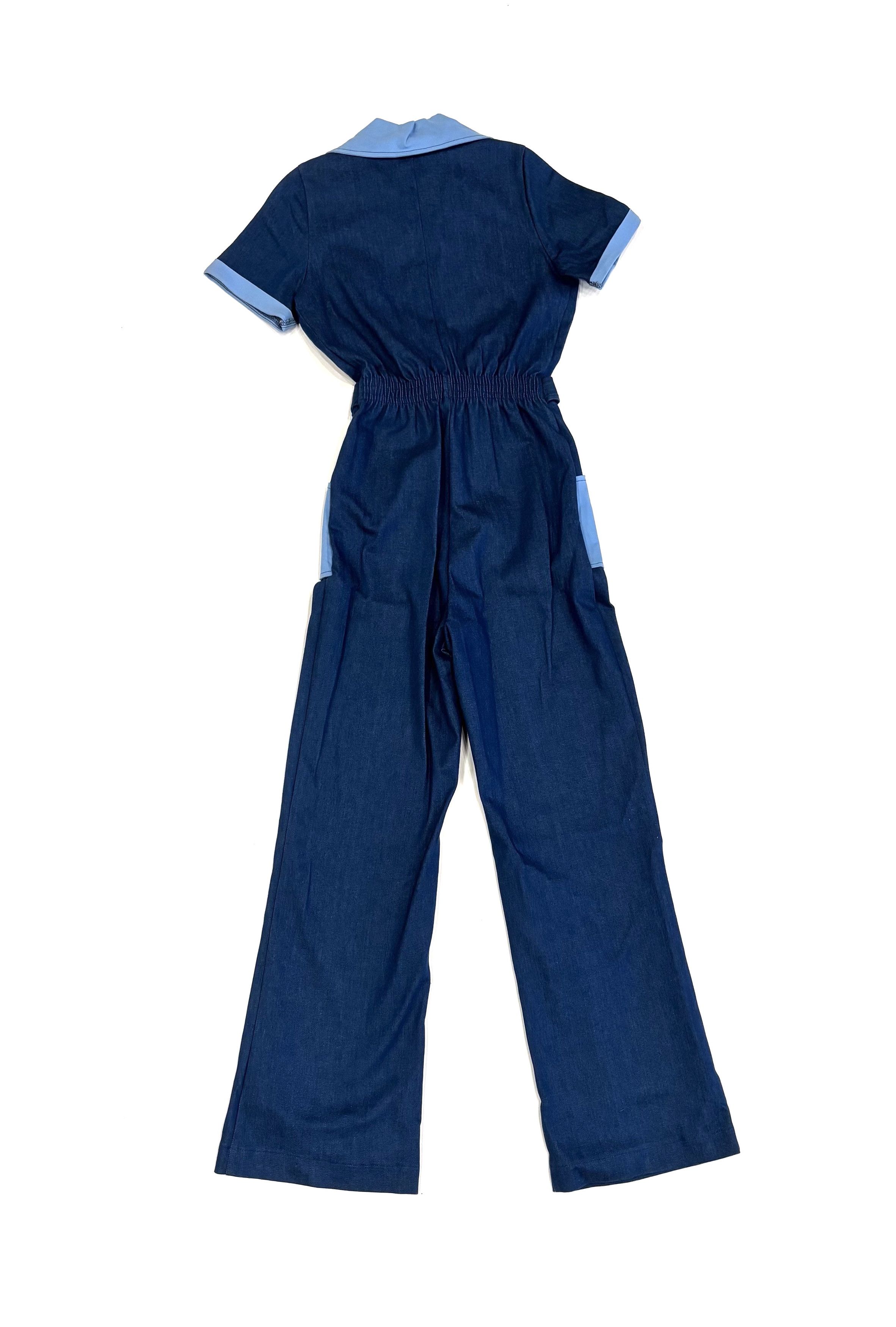 Other Miracle Eye - California Shake Jumpsuit in Denim - Size: S Size 27" / US 4 / IT 40 - 6 Thumbnail