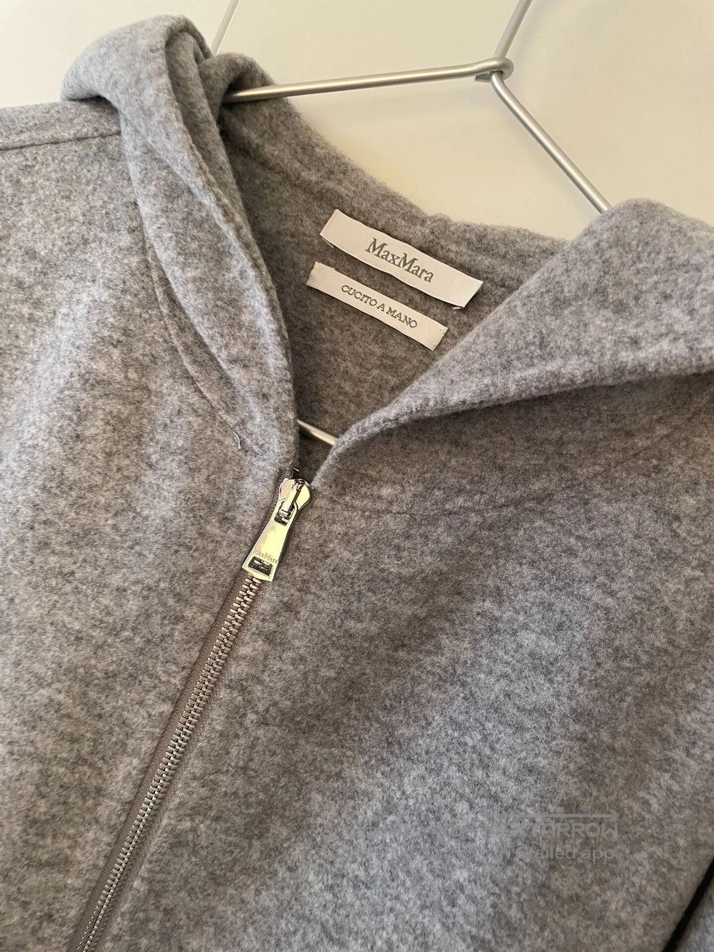 Max Mara MaxMara Etuania Wool Coat. Size XS / US 0-2 / IT 36-38 - 7 Thumbnail