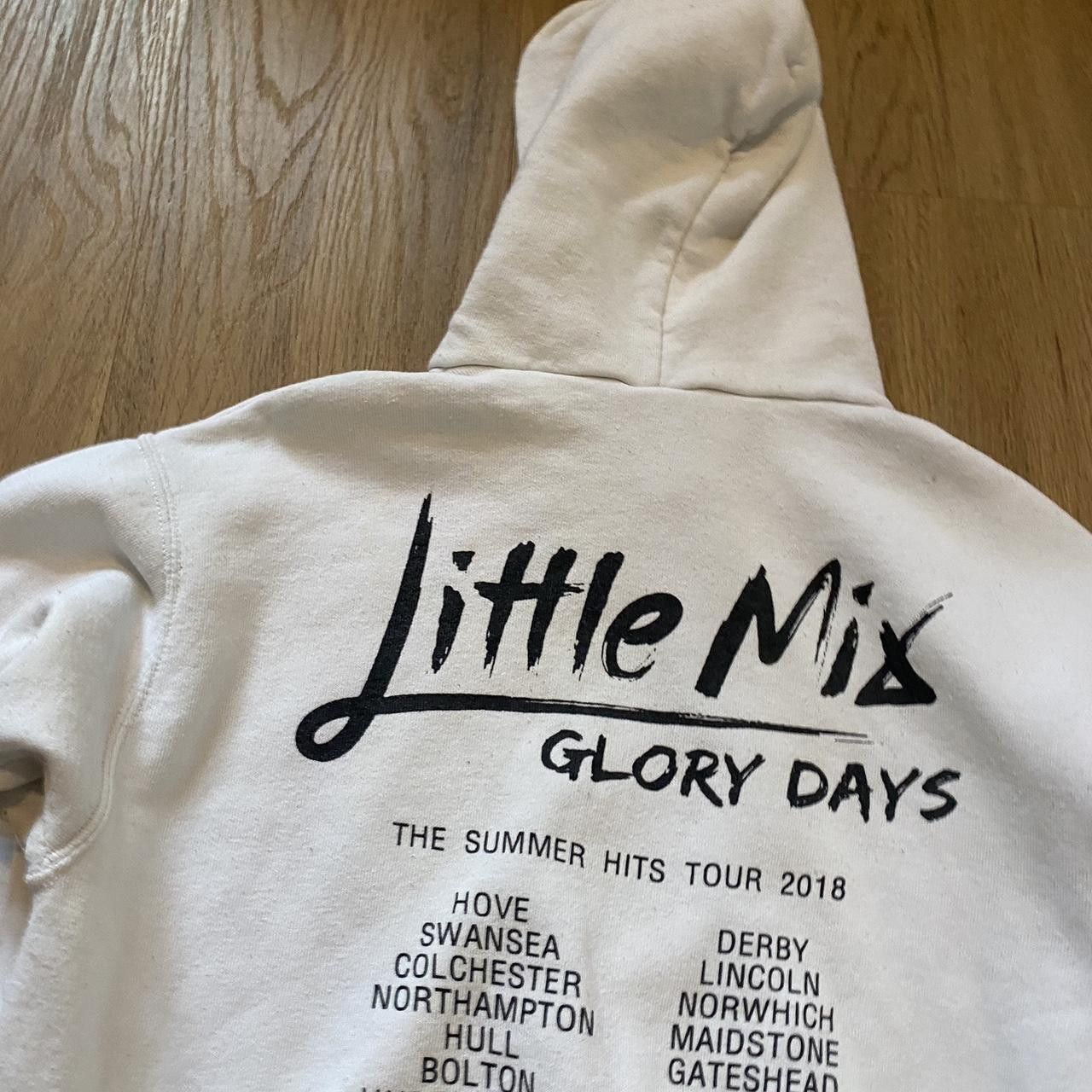 Fruit Of The Loom White and black Glory Days Boxy Little Mix hoodie Size US S / EU 44-46 / 1 - 4 Thumbnail