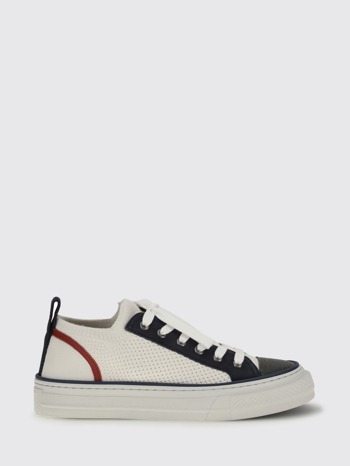 Brunello Cucinelli Brunello Cucinelli Sneakers Woman White Size US 6 / IT 36 - 1 Thumbnail