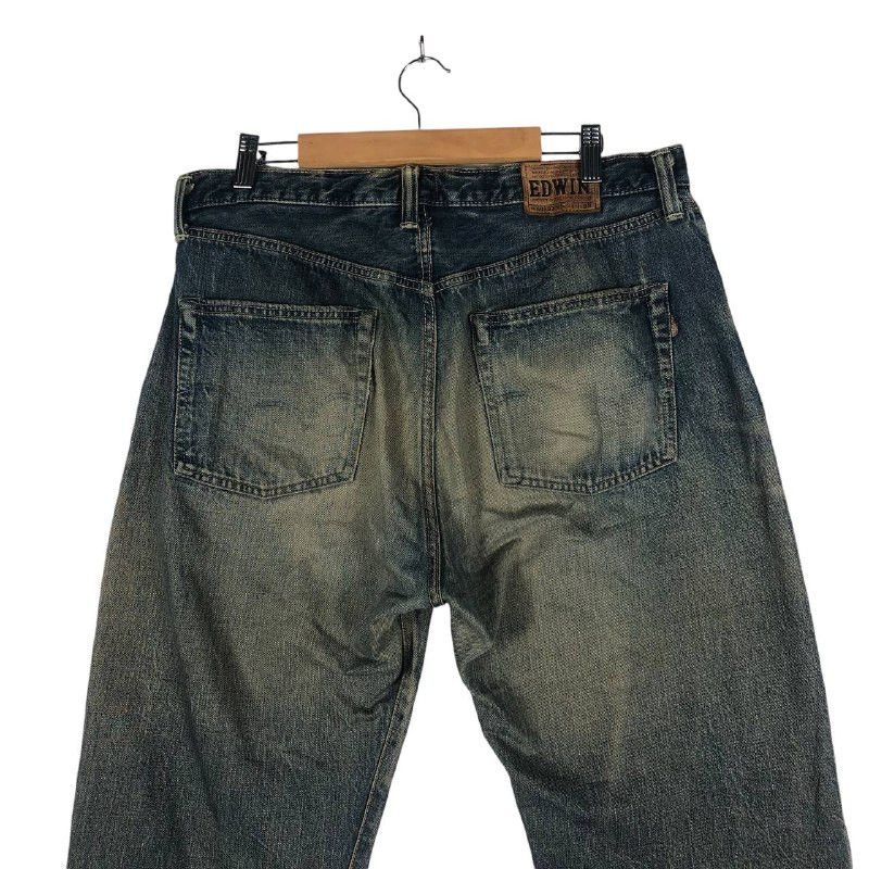 Edwin × Japanese Brand Vintage Edwin 505 Distressed Denim jeans Size US 34 / EU 50 - 5 Thumbnail
