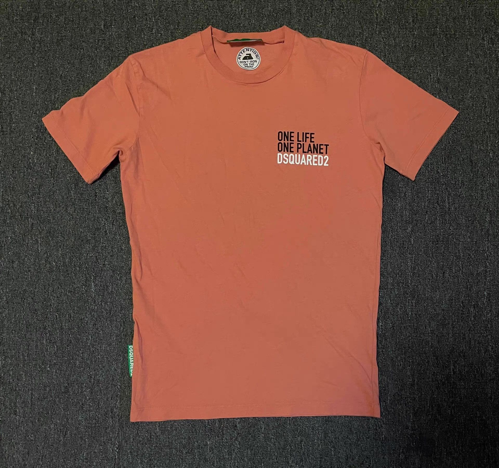 Dsquared2 Dsquared2 orange short-sleeve T-shirt, Q4 Size US S / EU 44-46 / 1 - 1 Thumbnail