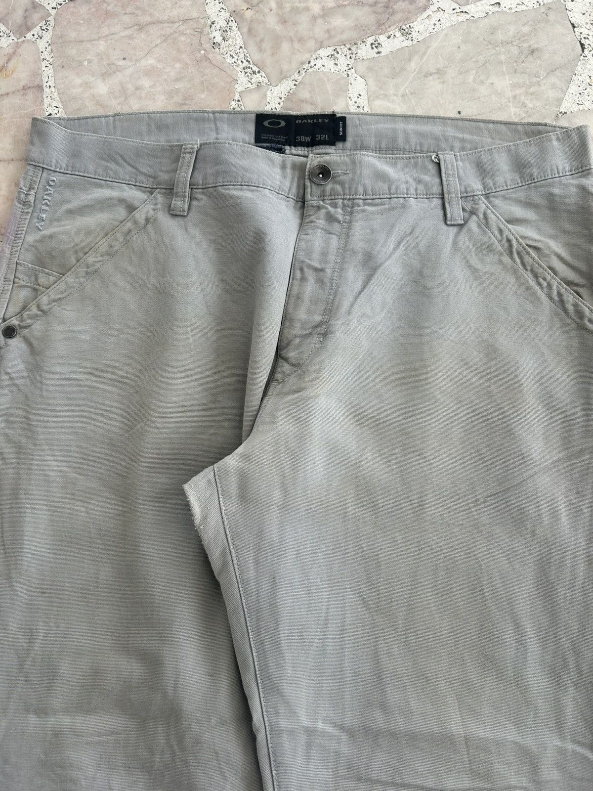 Oakley Oakley Casual Pants Gray Vintage Slim Fit Size US 38 / EU 54 - 4 Thumbnail