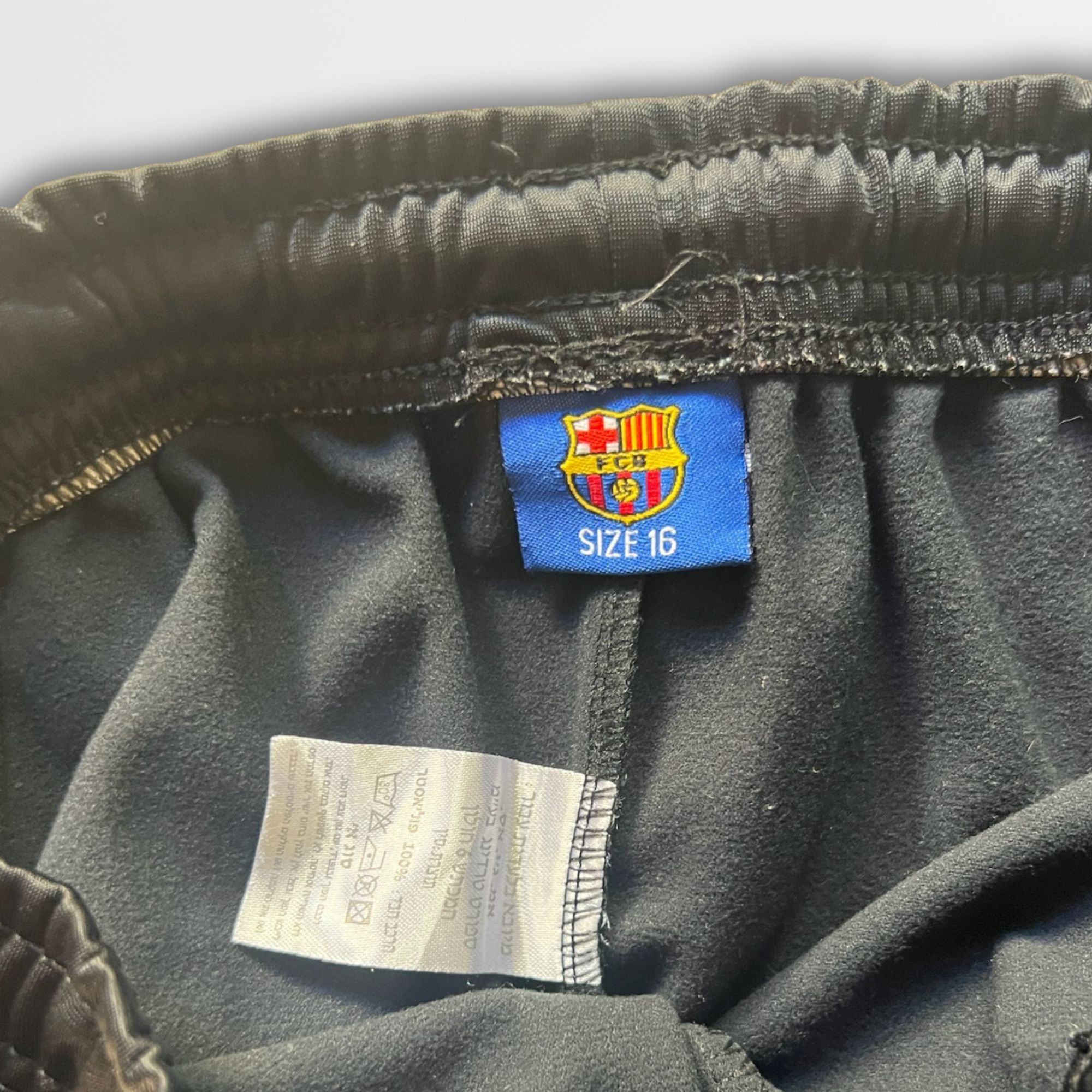 Other Barcelona FCB Black Track Pants With Blue Stripes & Logo Siz Size US 26 / EU 42 - 5 Thumbnail