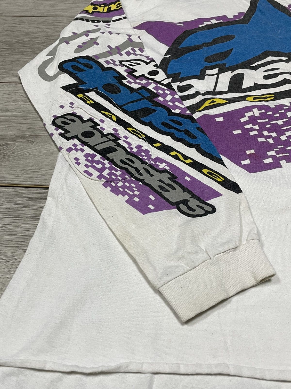 Alpinestars Alpinestars vintage USA racing long sleeve big logo Size US XL / EU 56 / 4 - 11 Thumbnail