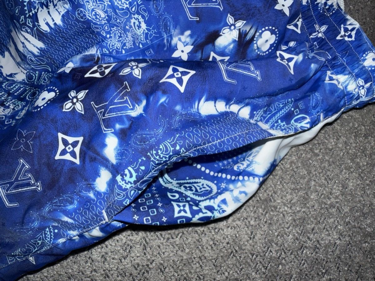 Louis Vuitton LV Blue bandana short Size US 32 / EU 48 - 3 Thumbnail