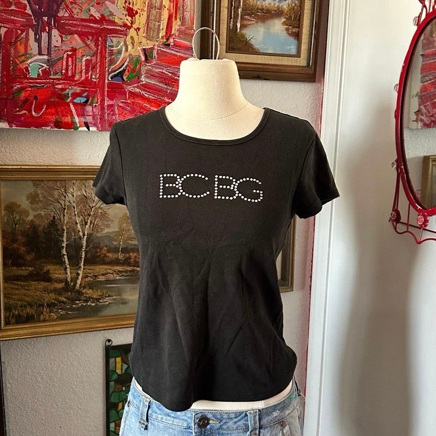 Bcbgmaxazria bcbg maxazria black rhinestone black shirt Size M / US 6-8 / IT 42-44 - 1 Thumbnail