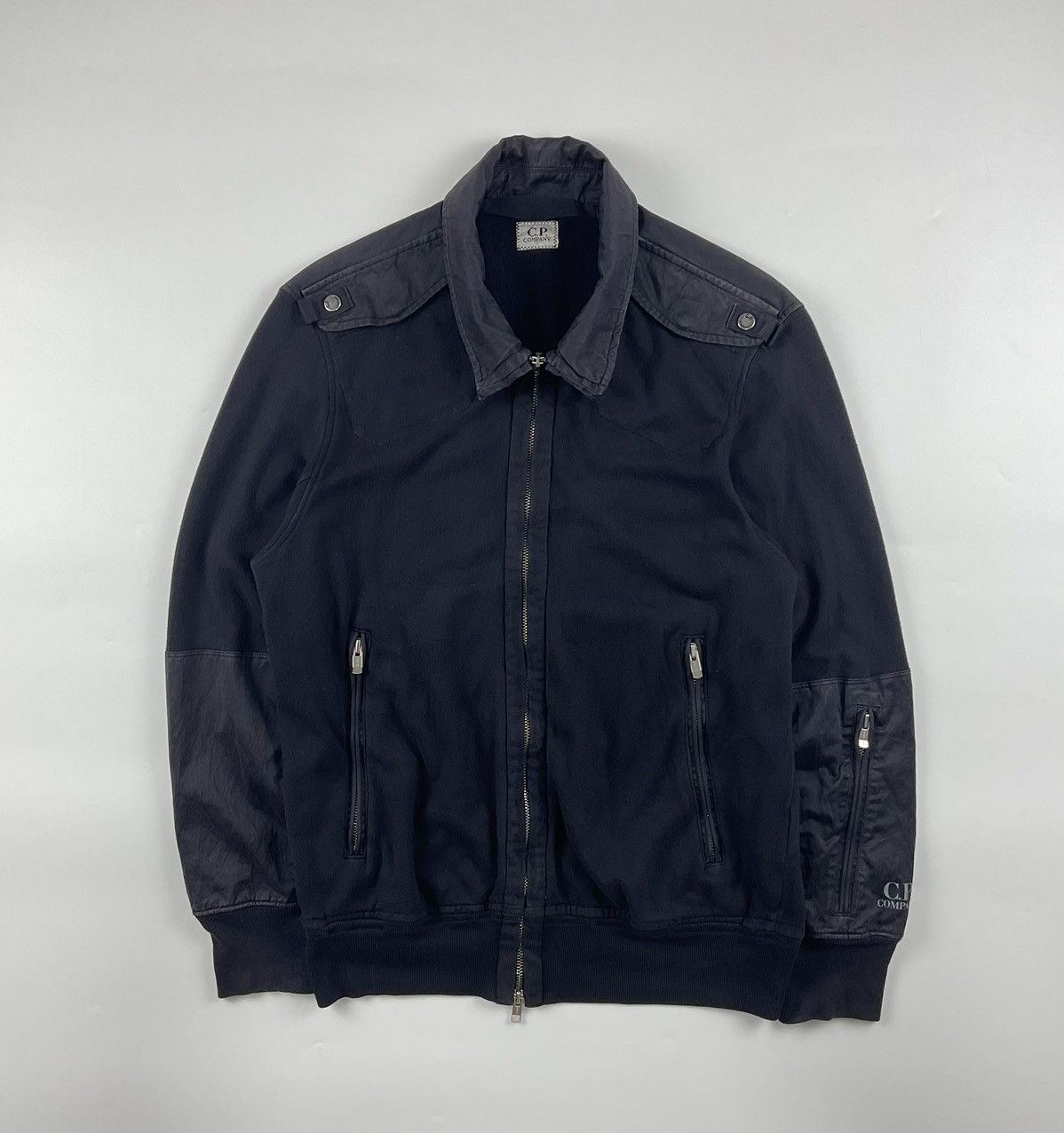 image of C P Company C.p Company Zip Up Jacket in Black, Men's (Size Medium)