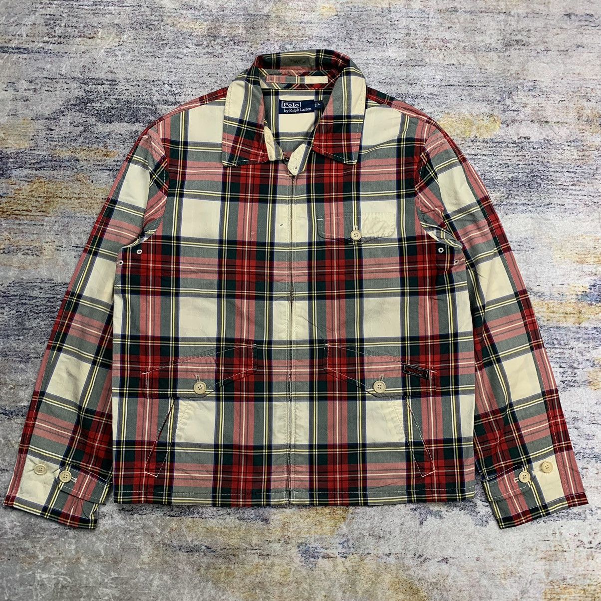 Polo Ralph Lauren Vintage polo ralph lauren utility plaid jacket Size US L / EU 52-54 / 3 - 1 Thumbnail