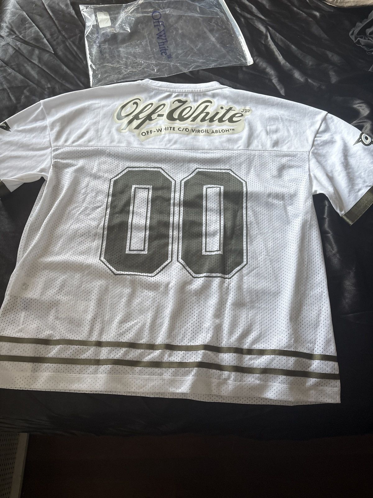 Off-White Off-White- Mesh Football Jersey Size US XS / EU 42 / 0 - 2 Thumbnail