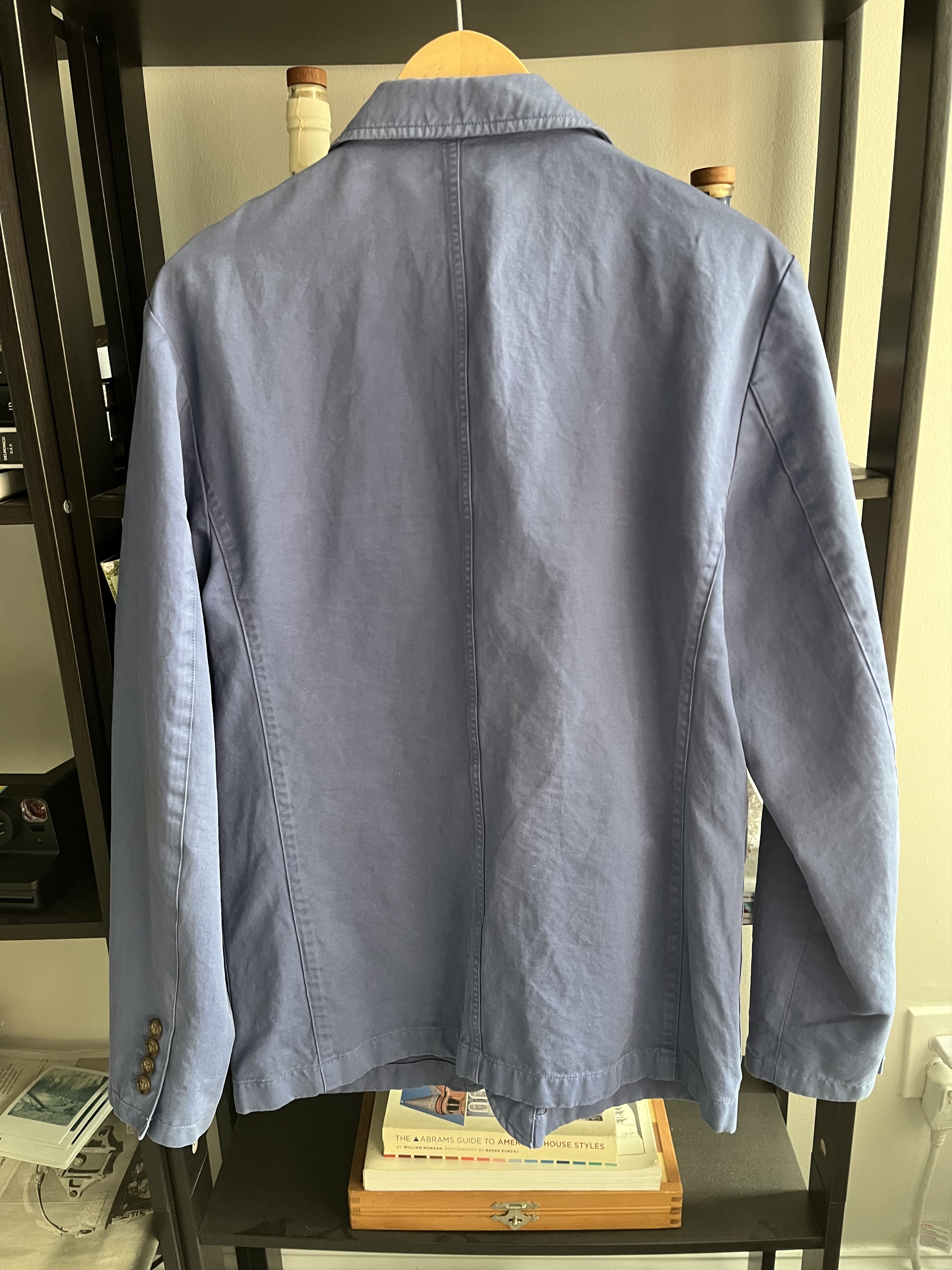 J.Crew J. Crew French Blue Work Blazer Size 38R - 2 Thumbnail