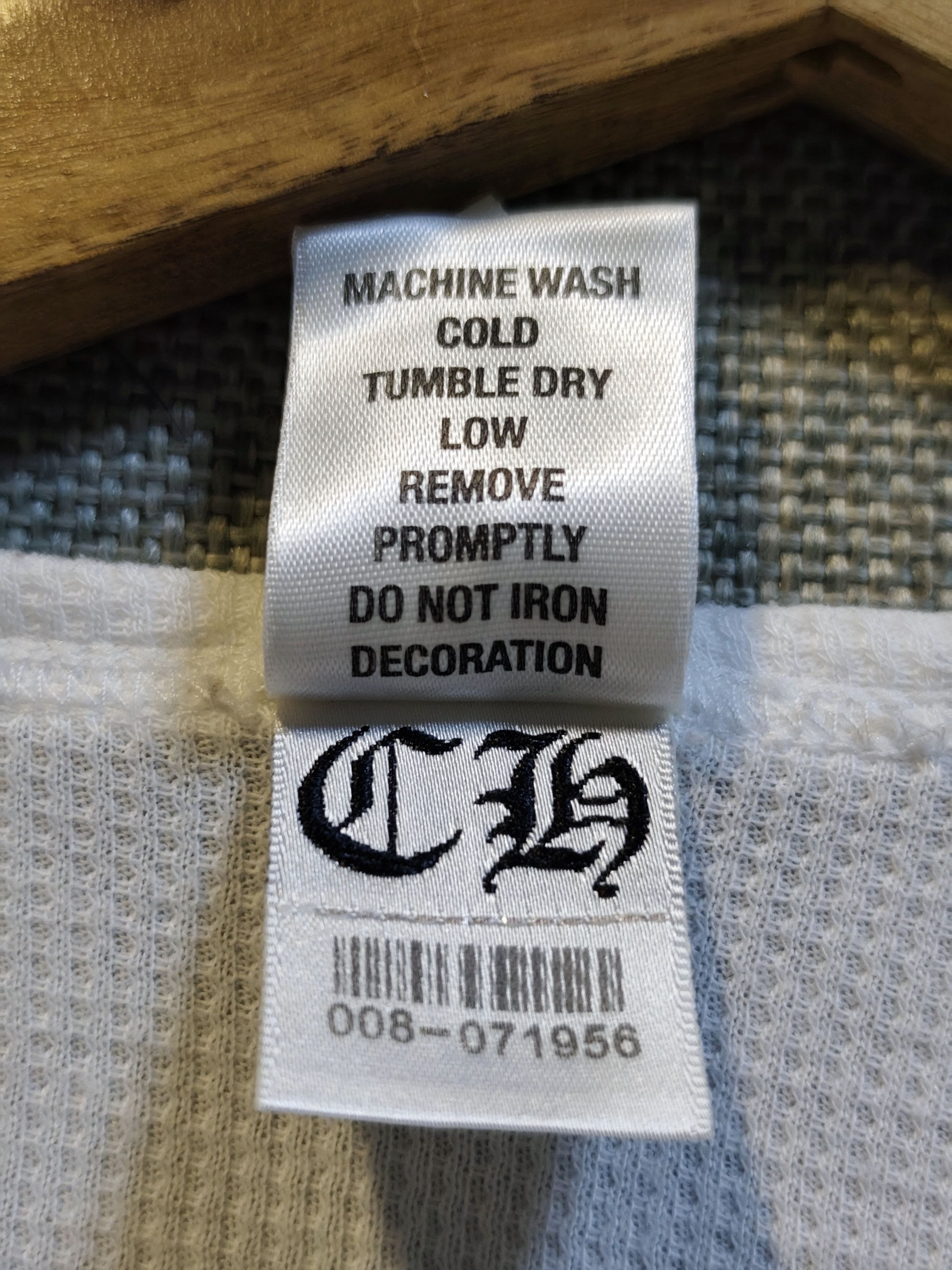 Chrome Hearts Vtg Chrome Hearts White Thermal Long Sleeve - "F* YOU"* Size US S / EU 44-46 / 1 - 9 Thumbnail