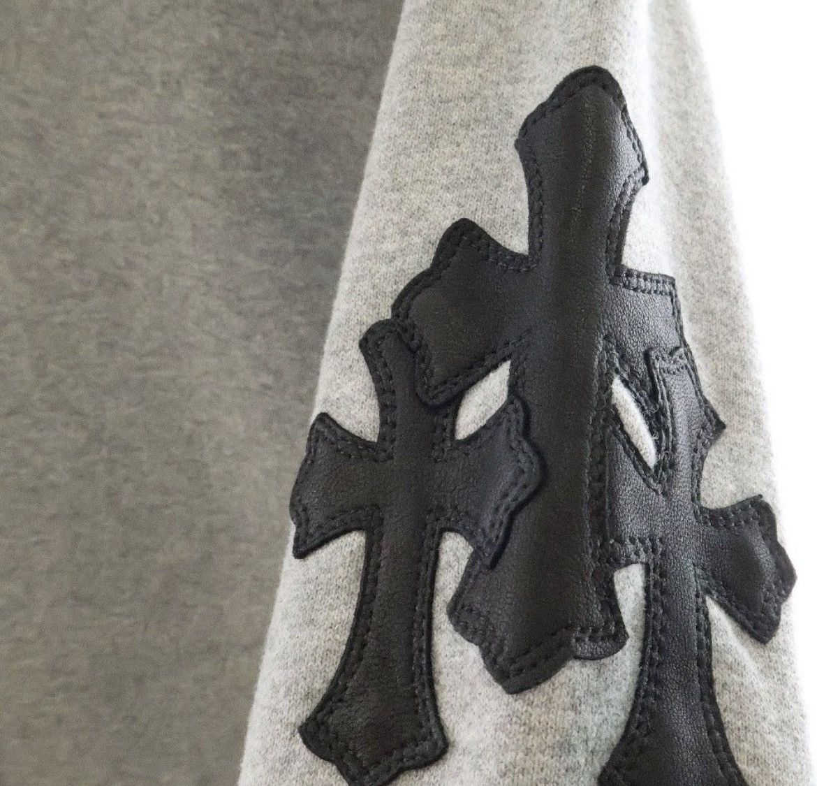 Chrome Hearts Chrome Hearts Y NOT CRS PATCH PLVR Hoodie Gray Size US L / EU 52-54 / 3 - 4 Thumbnail