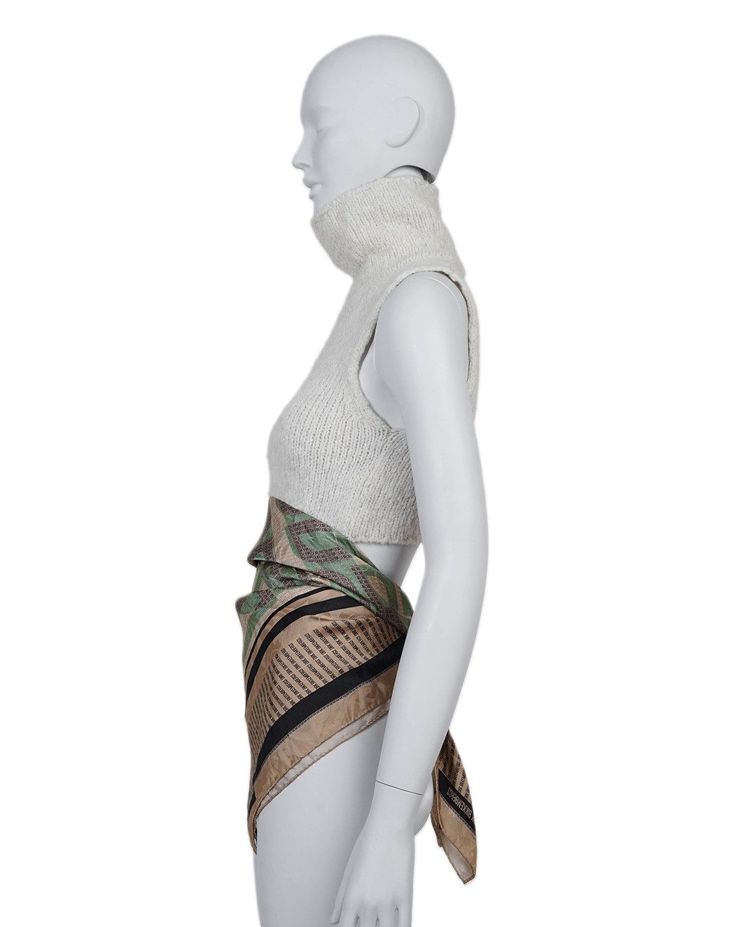 Dirk Bikkembergs Dirk Bikkembergs F/W2003 Turtle Neck Sleeveless Top Size M / US 6-8 / IT 42-44 - 7 Thumbnail