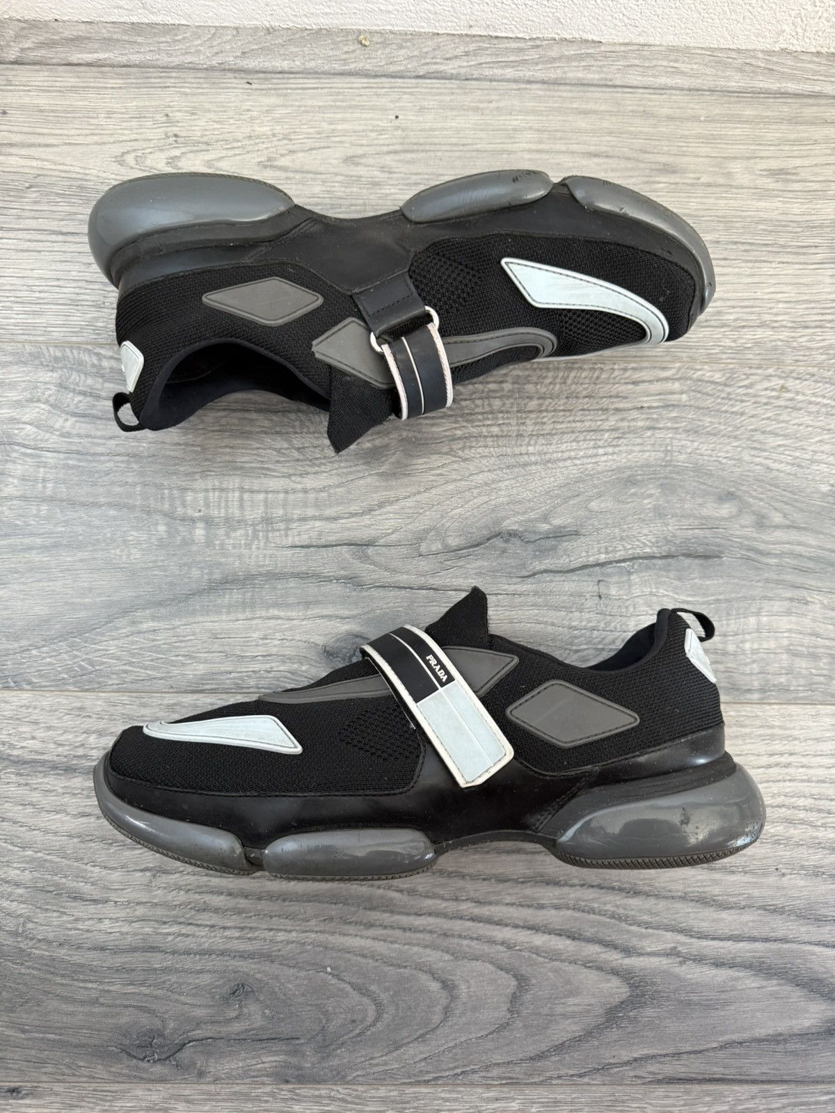 Prada Cloudbust Thunder Sneakers in Black & Grey Size US 9 / EU 42 - 1 Thumbnail
