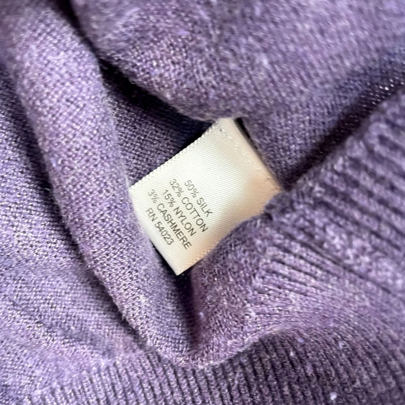 Banana Republic Banana Republic Sweater Mens Medium Purple Argyle V Neck Tight Knit Cotton Size US M / EU 48-50 / 2 - 4 Thumbnail