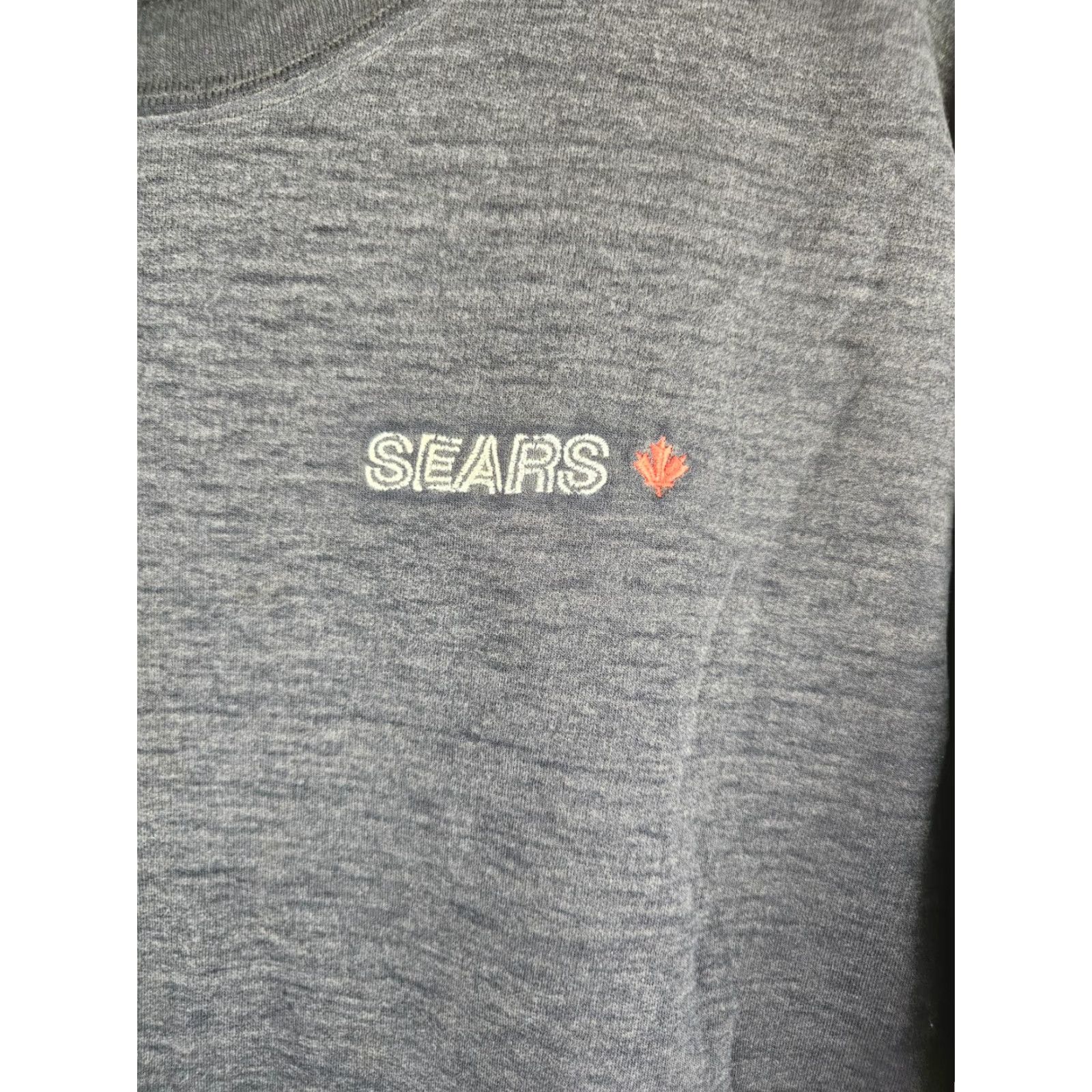 Sears VINTAGE SEARS SWEATSHIRT BLACK 2XL/XXL SUN FADED DISTRESSED TRASHED MEN Size US XXL / EU 58 / 5 - 2 Thumbnail