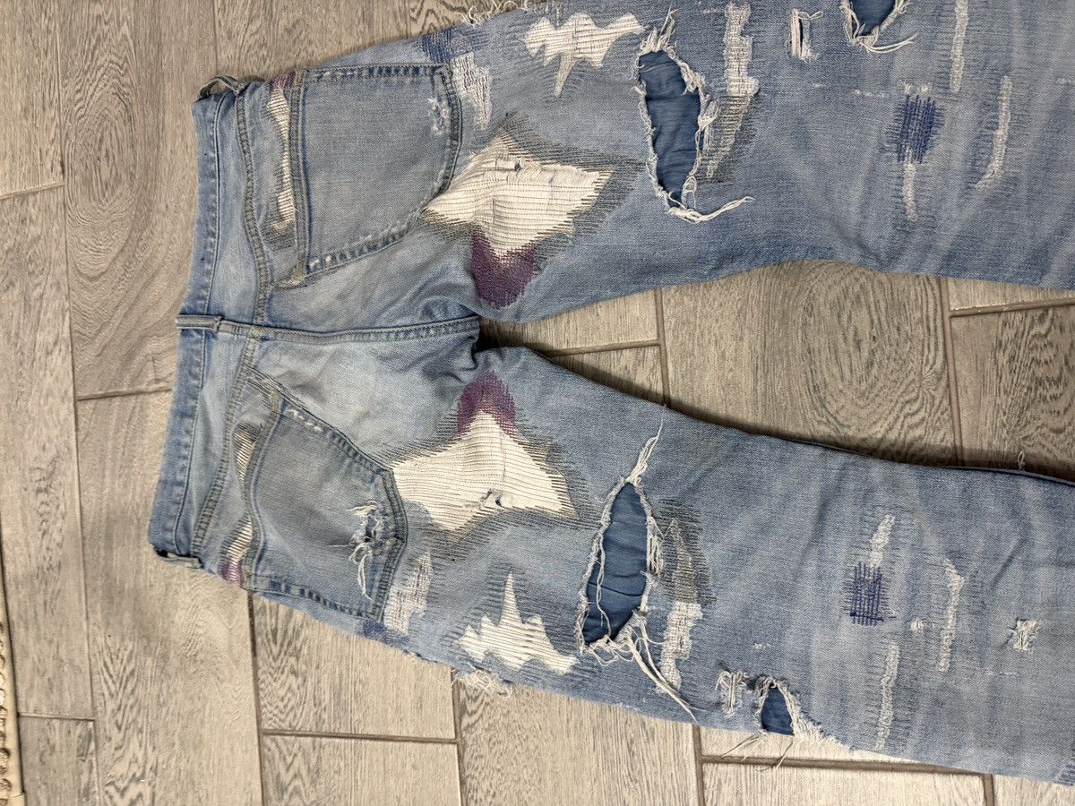 Vlone Vlone blue scab jeans Size US 32 / EU 48 - 5 Thumbnail