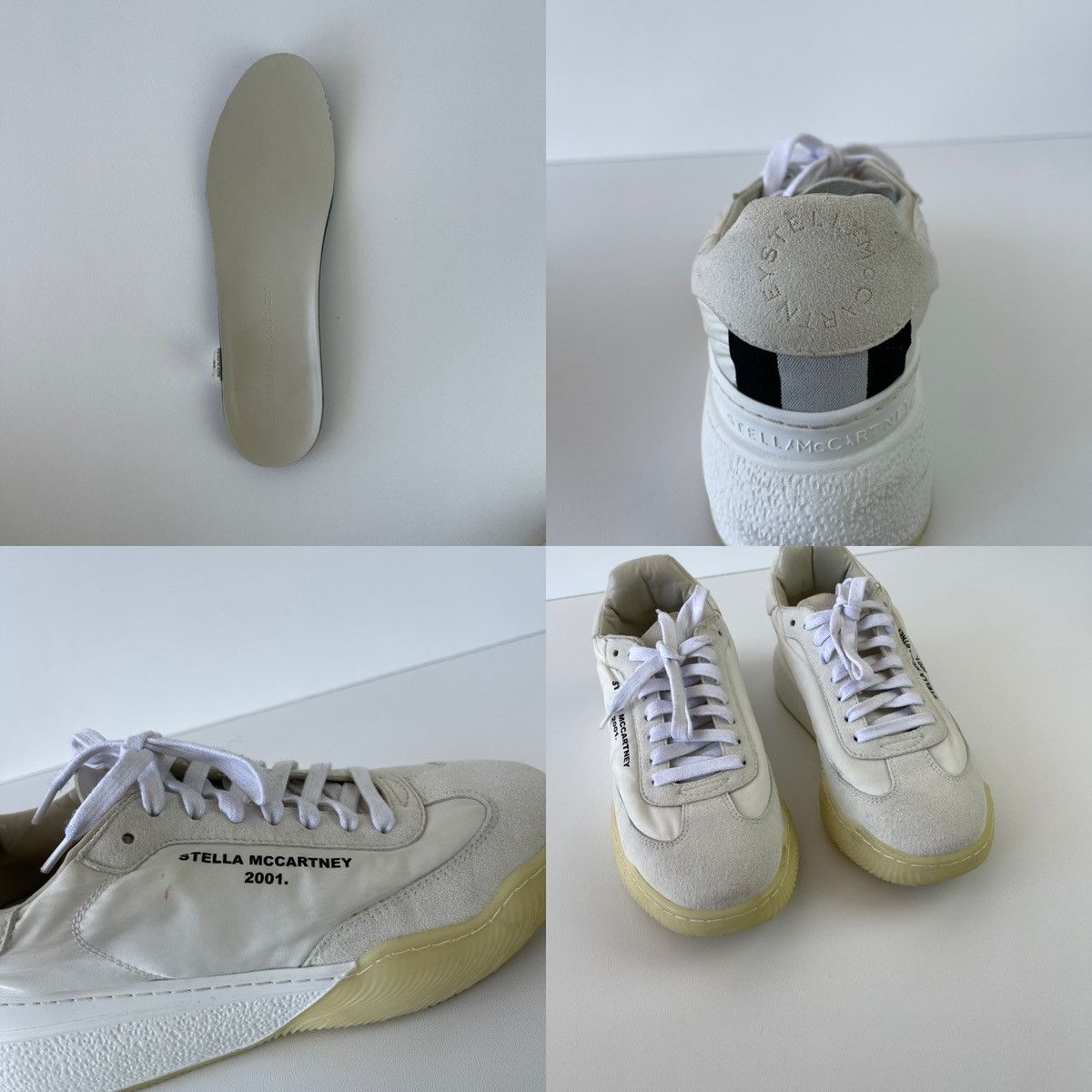 Stella McCartney Stella McCartney Women’s Loop Lace-Up Sneaker White Rare Size US 9 / IT 39 - 7 Thumbnail