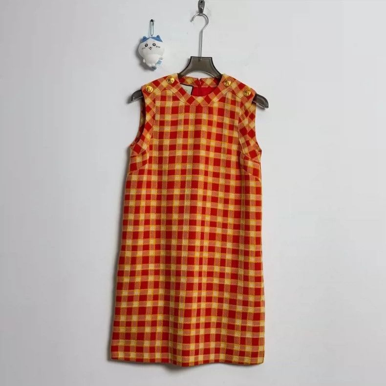 Gucci Gucci Braided gold buckle anchor vest dress Size S / US 4 / IT 40 - 1 Thumbnail