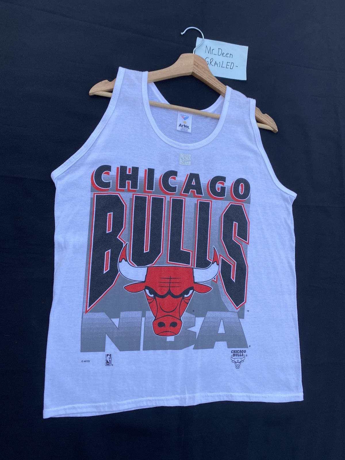 NBA Rare Vintage Chicago Bulls NBA Sleeveless Tee/Singlet Size US M / EU 48-50 / 2 - 2 Thumbnail