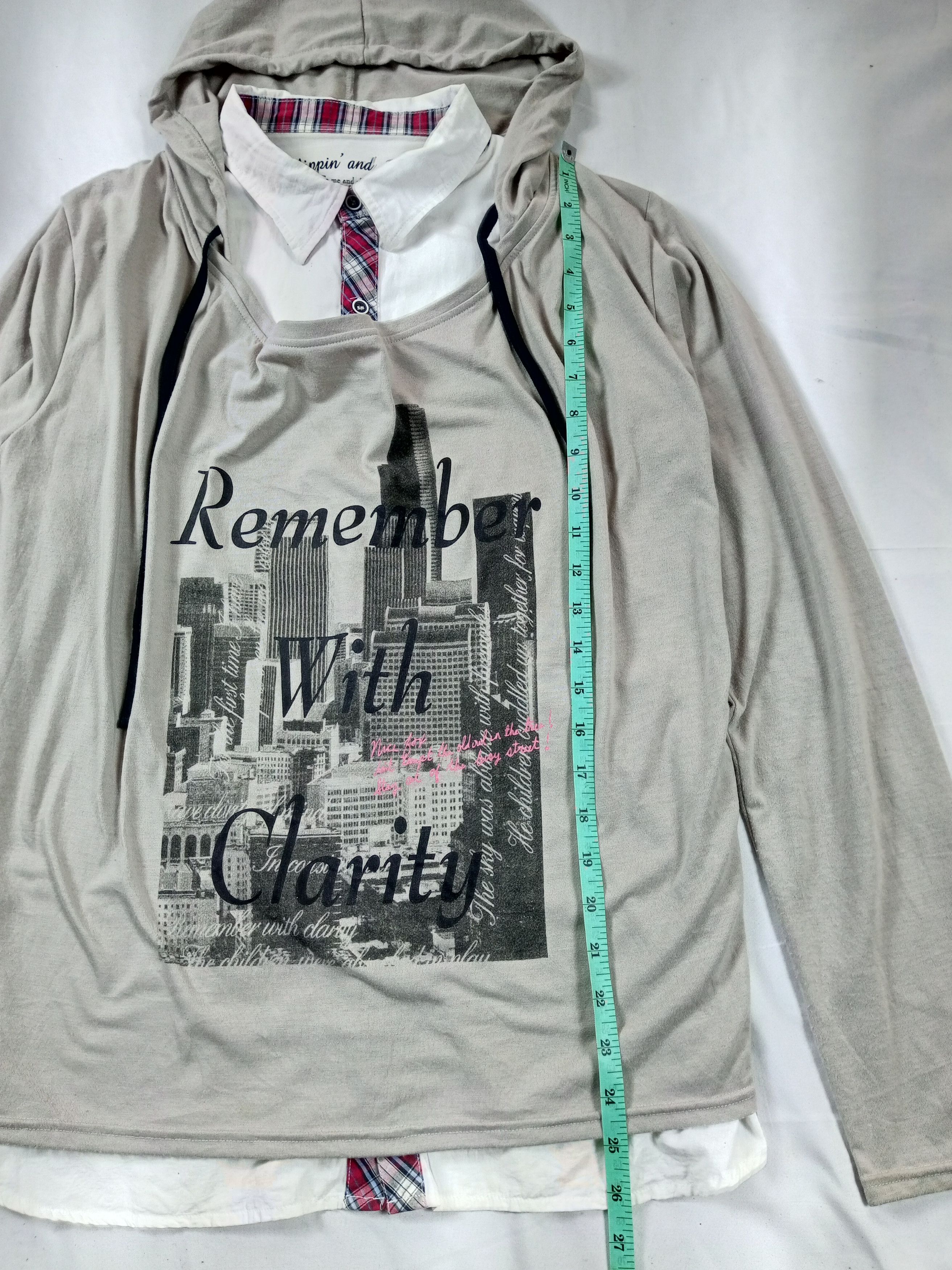 Japanese Brand japanese double layer Long Sleeve button shirt Size US L / EU 52-54 / 3 - 8 Thumbnail