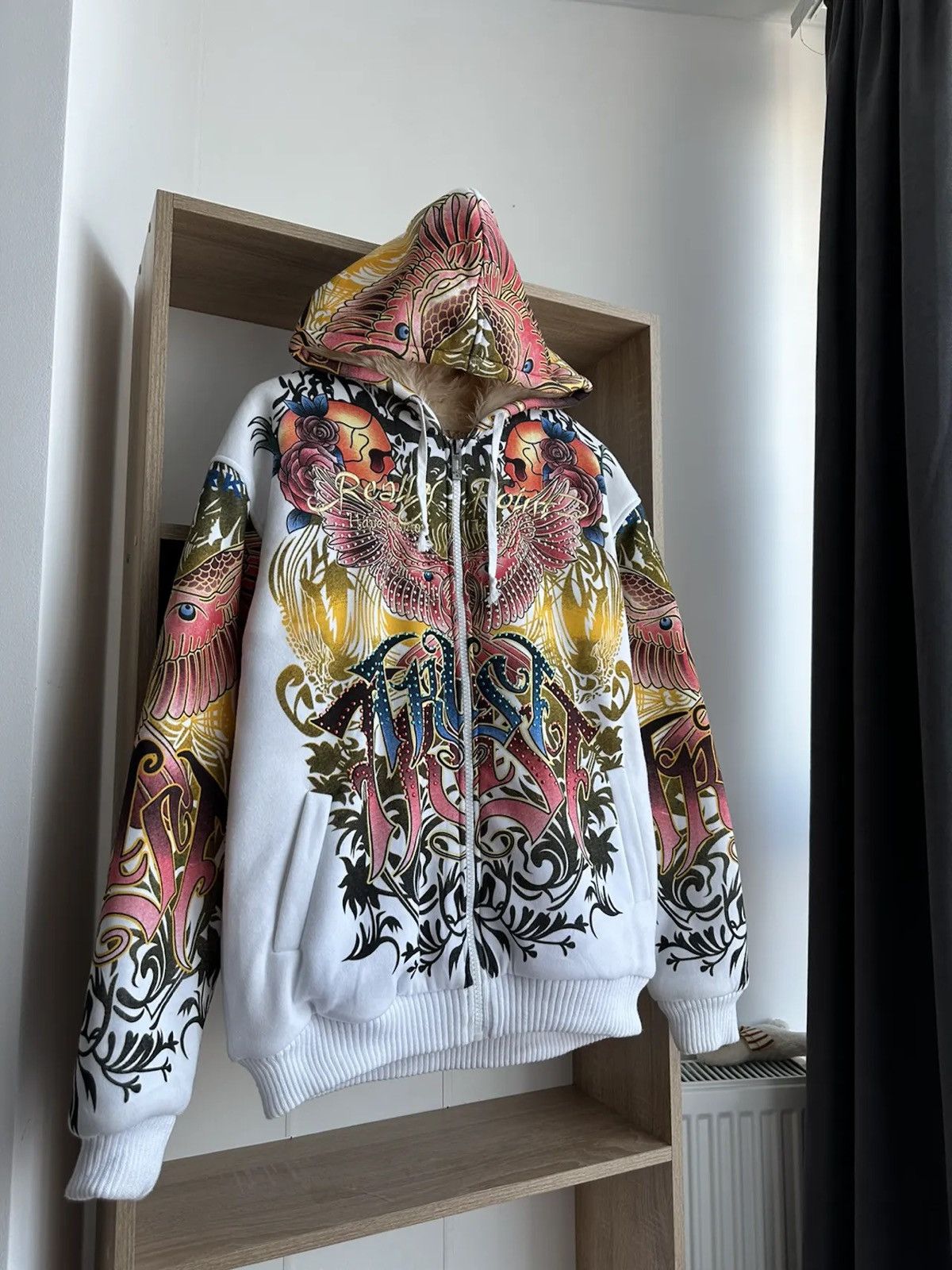 Christian Audigier Jacket popular Size Medium