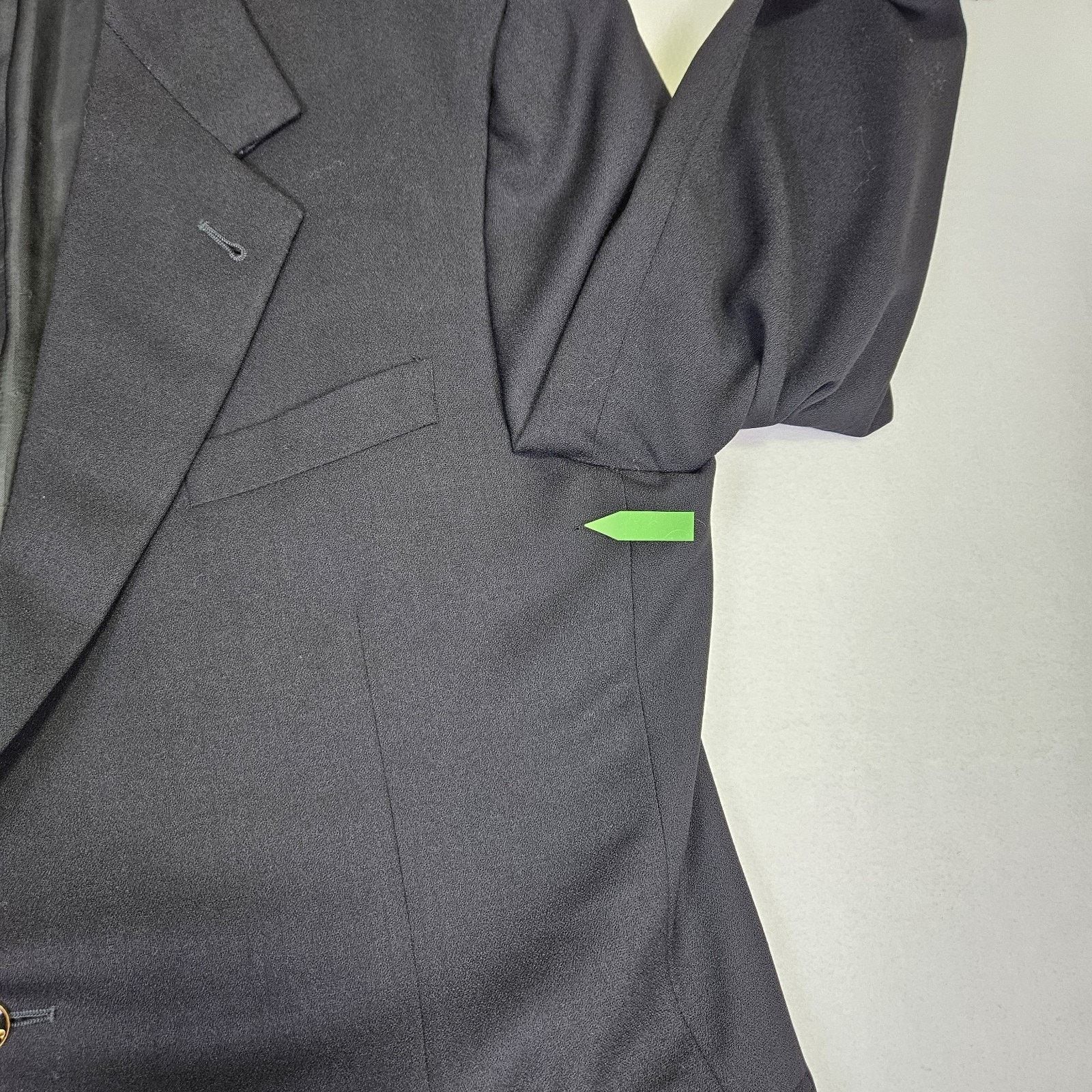Canali Canali Proposta Enamel Gold Button Vellerian Blazer Italian Size 42L - 14 Thumbnail
