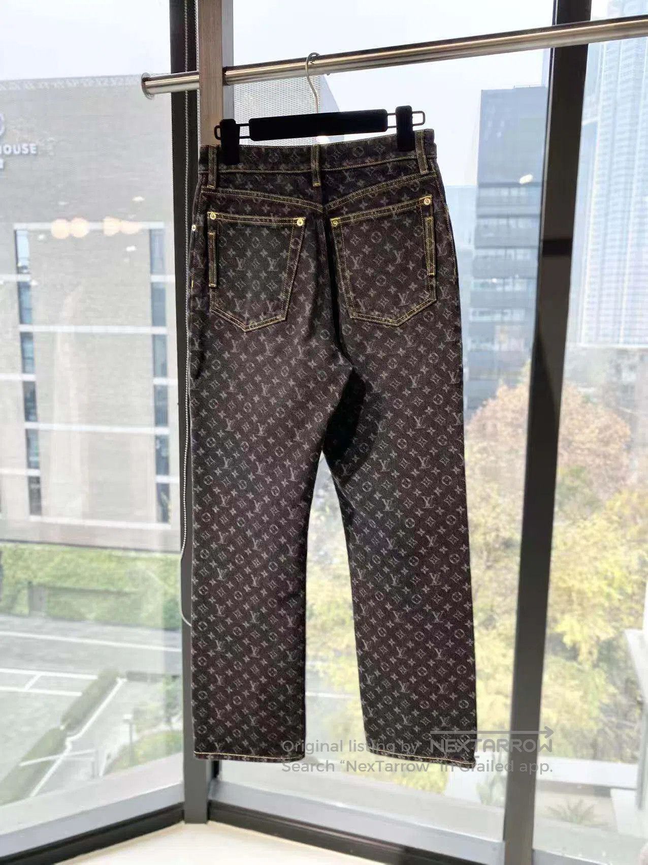 Louis Vuitton Louis Vuitton 25SS presbycribe full print jeans| Size 24" / US 00 / IT 34 - 3 Thumbnail
