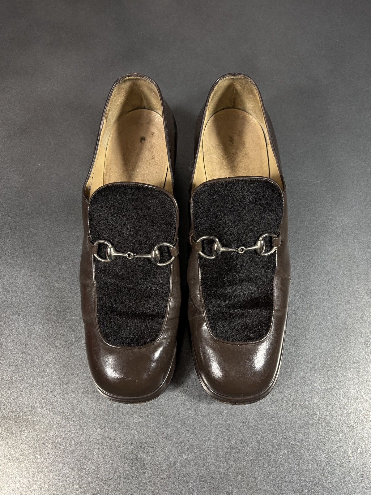 Gucci Vintage Gucci Horsebit Loafers 90s Tom Ford Pony Hair 2000s Size US 7 / IT 37 - 3 Thumbnail