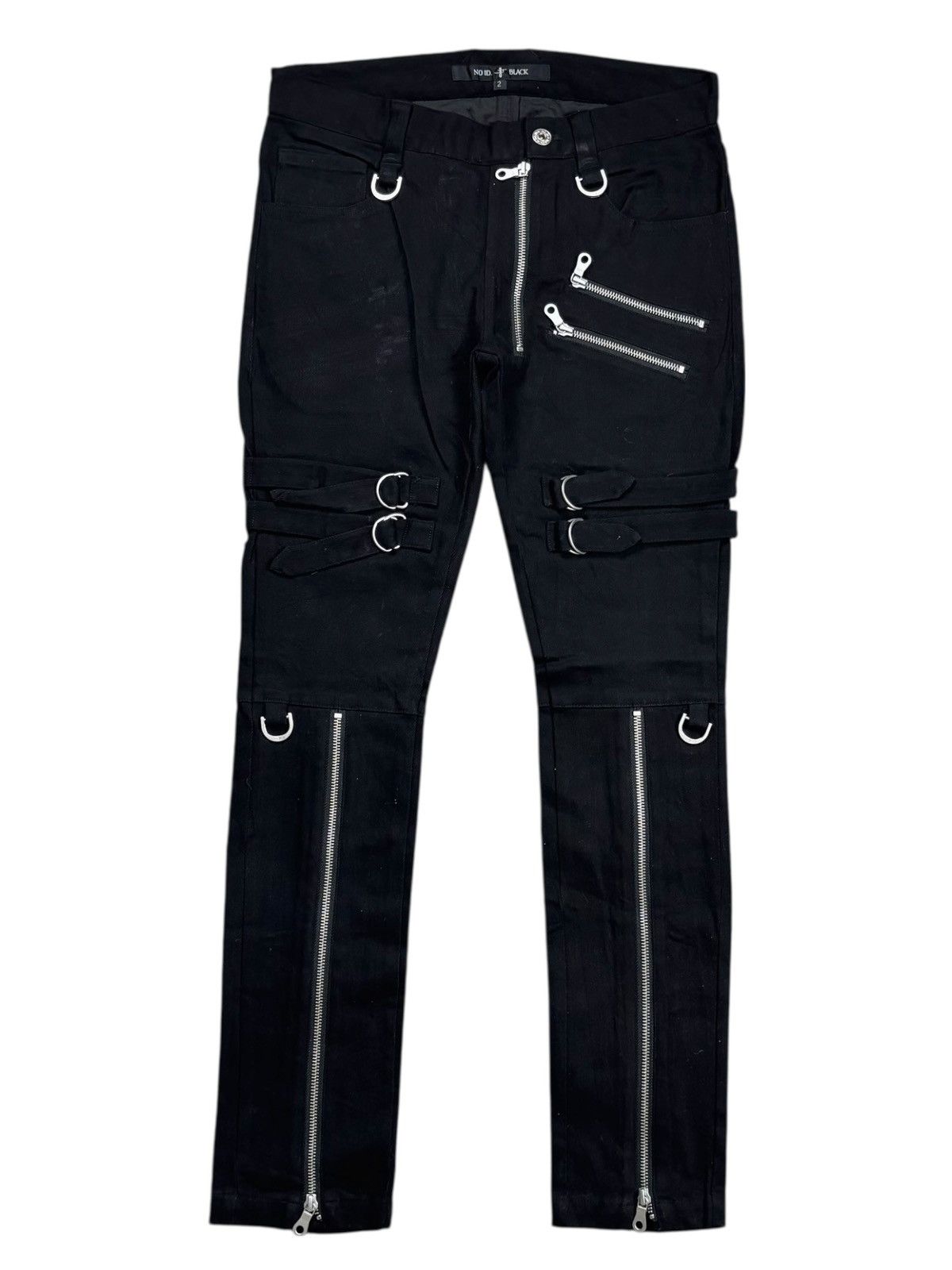 KMRii 2000s No ID - Multizips Vkei Style Pants Size US 29 - 1 Thumbnail