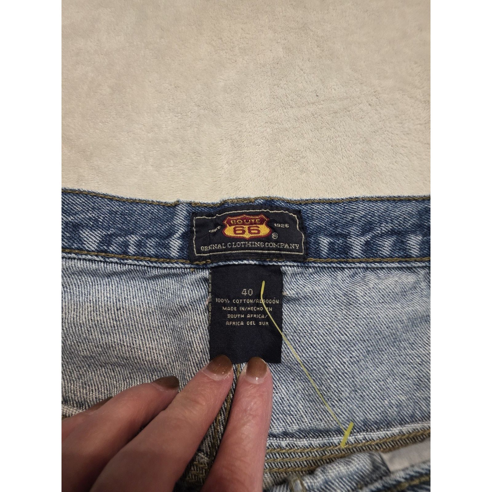 Route 66 Route 66 Men's Size 40 Blue Denim Jorts Size US 40 / EU 56 - 6 Thumbnail