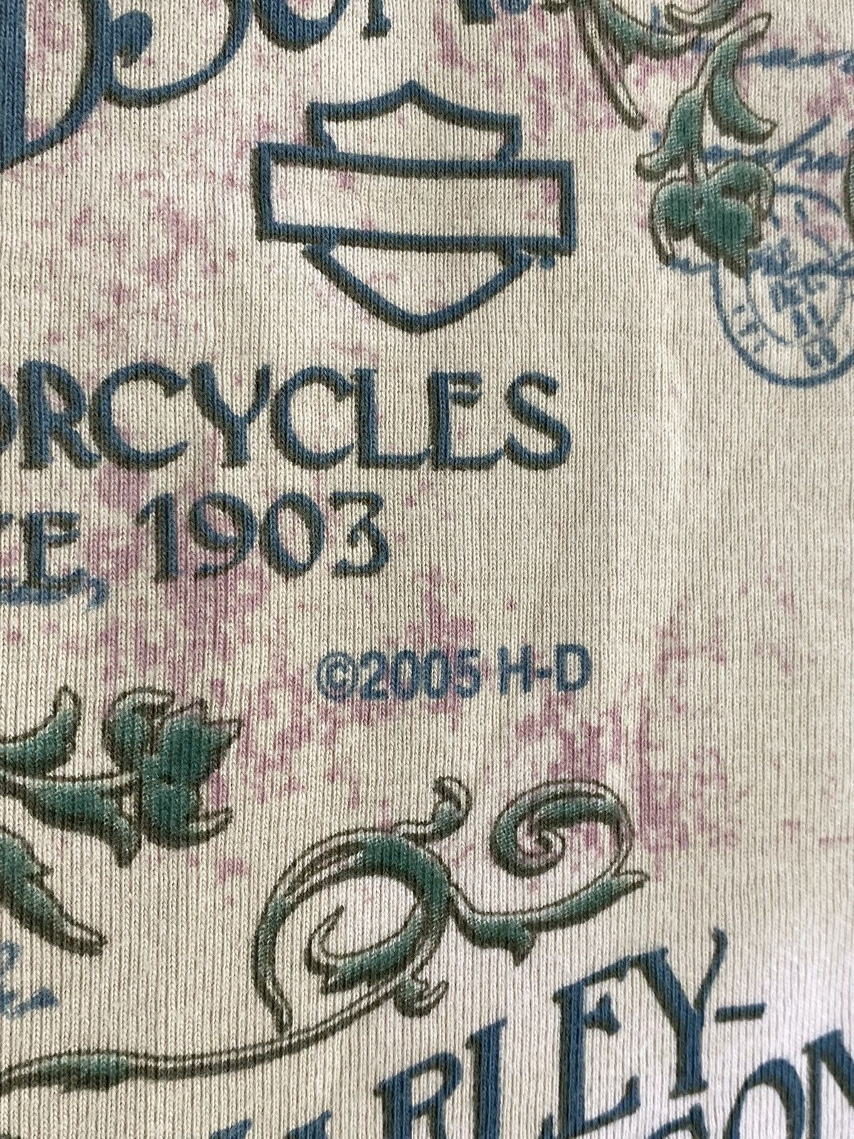Harley Davidson Y2K Vintage Harley Davidson 1/4 Mesh Graphic Tank Top Size M / US 6-8 / IT 42-44 - 7 Thumbnail