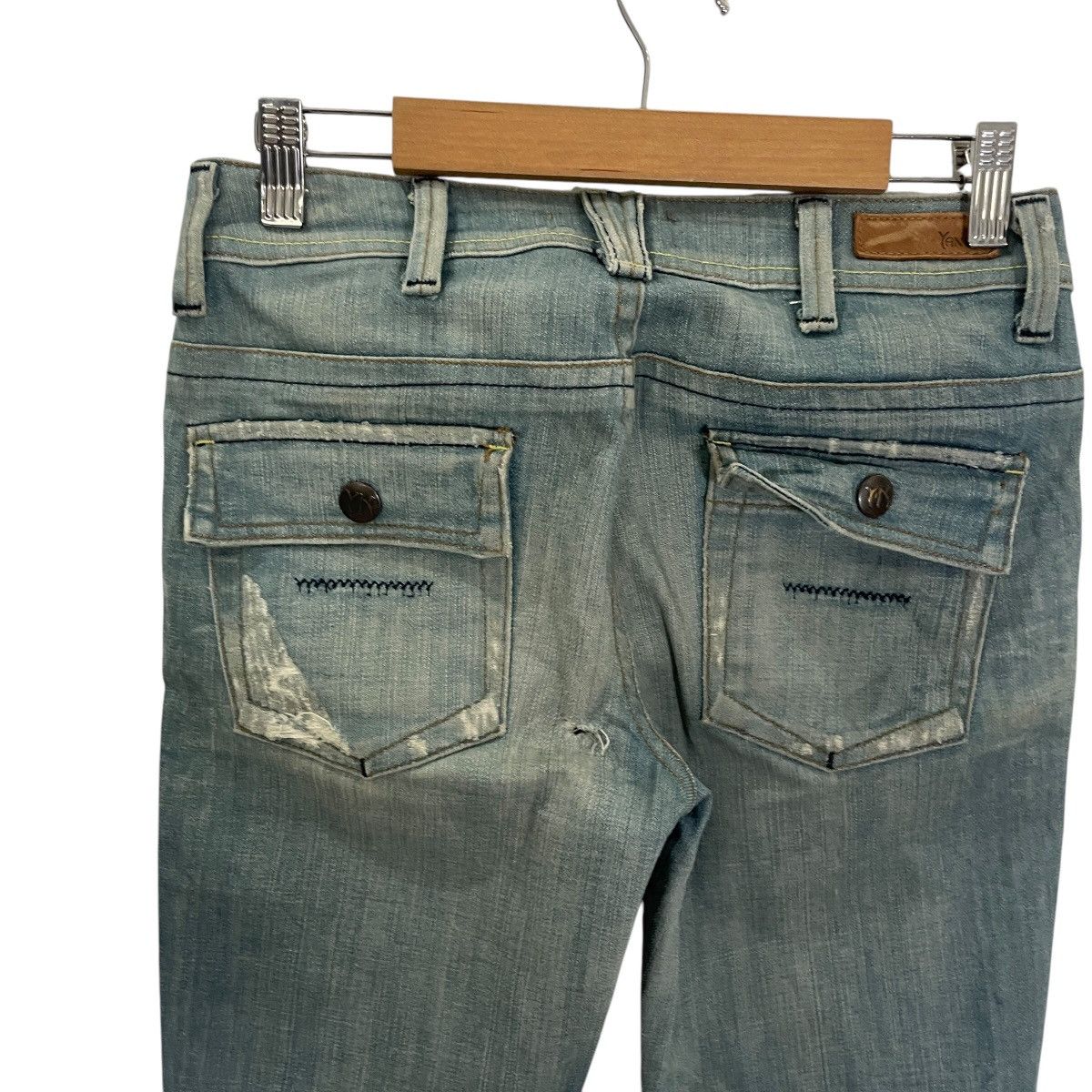 Japanese Brand Vintage Yanux Distressed Denim Size 29" - 9 Thumbnail