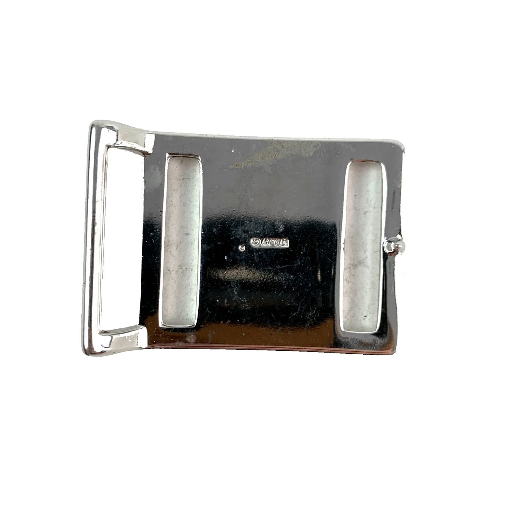 Vintage VINTAGE Avon Personalied Letter L Black Silver Womens Metal Belt Buckle Size ONE SIZE - 2 Thumbnail