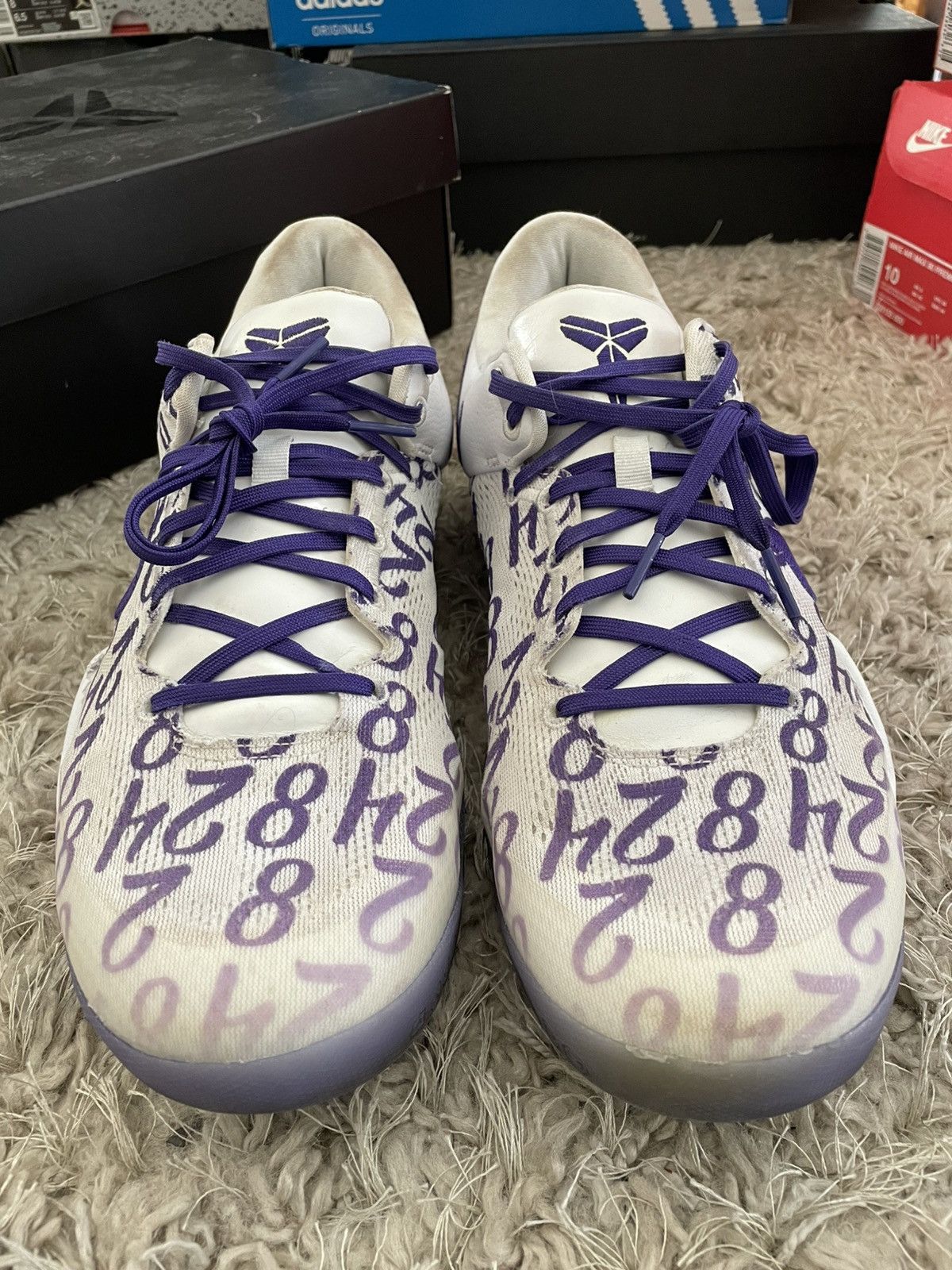 Nike Nike Kobe 8 Protro Court Purple Size US 12.5 / EU 45-46 - 4 Thumbnail