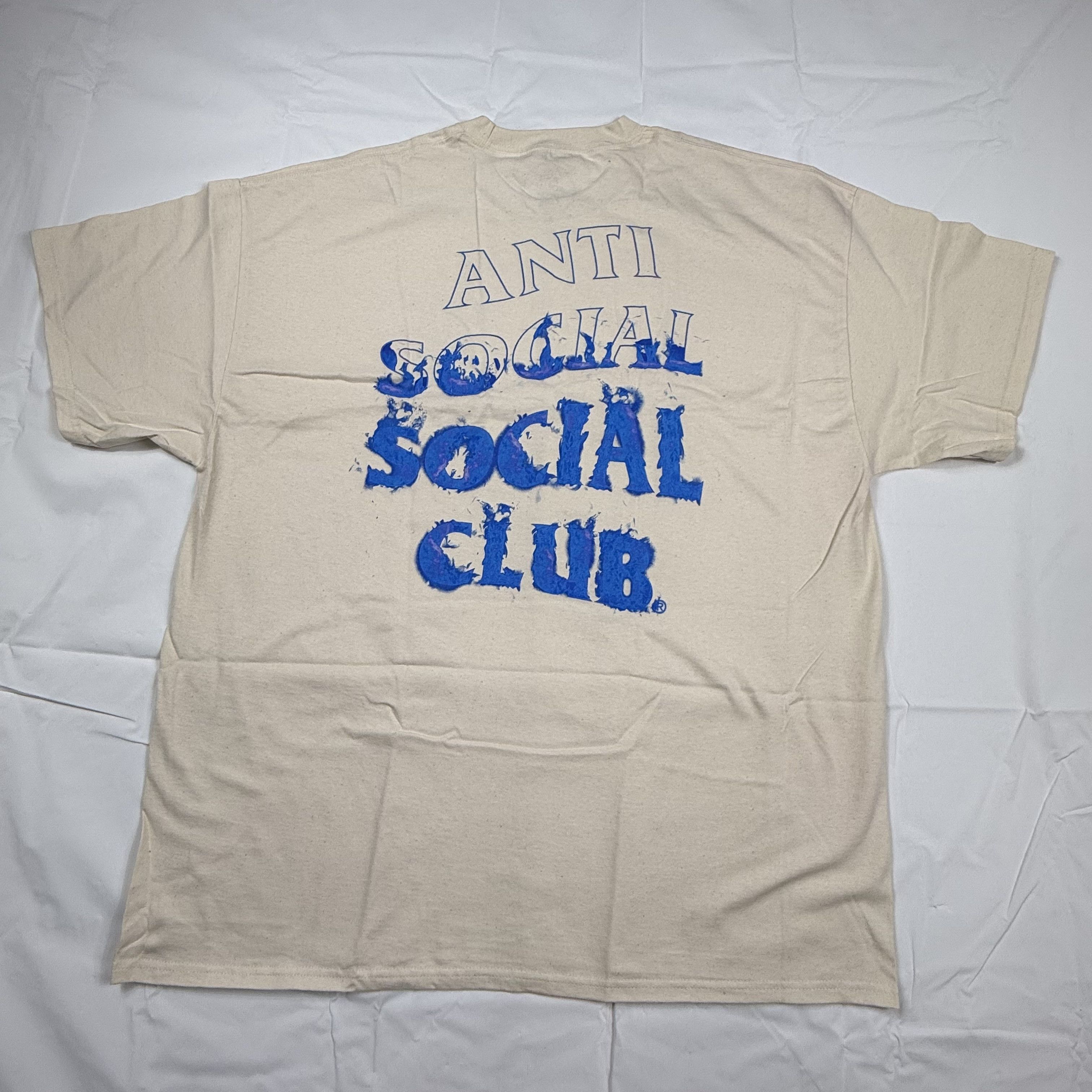 Anti Social Social Club Anti Social Social Club Fire Inside Tee Natural Blue XXL Size US XXL / EU 58 / 5 - 1 Thumbnail