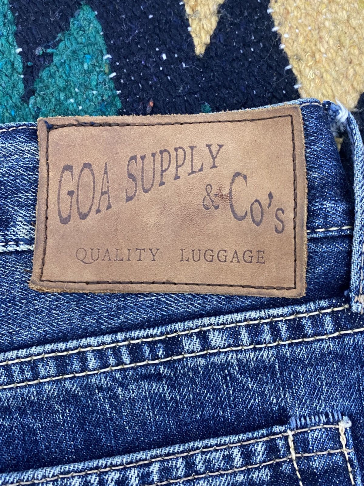 GOA Goa 00s Y2K Selvedge Mudwash Denim Japan Size US 32 / EU 48 - 7 Thumbnail