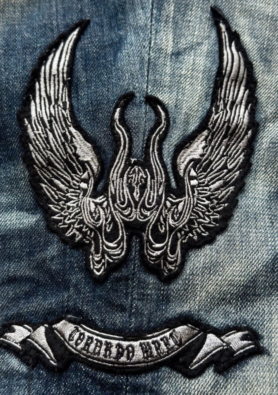 Japanese Brand × Tornado Mart Tornado Mart Patch Embroideries Flared Jeans Size US 31 - 3 Thumbnail