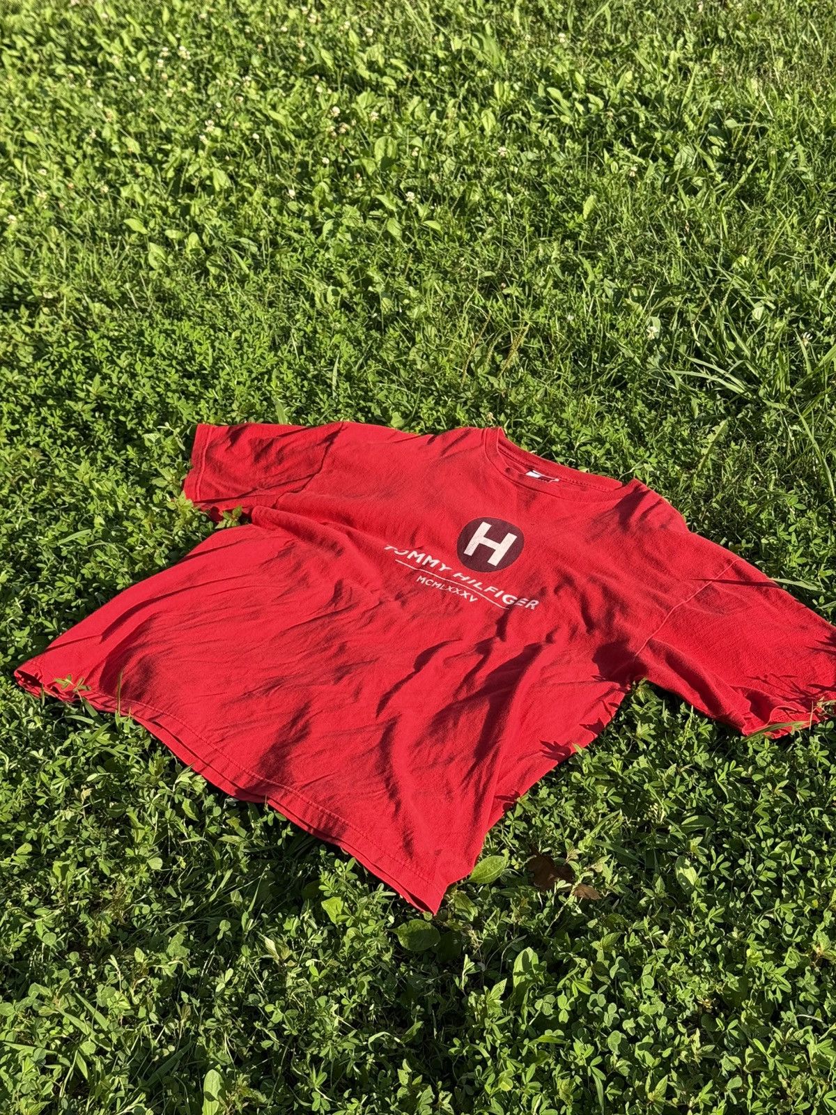 Tommy Hilfiger Tommy Hilfiger Roman Numeral T-Shirt ‘Red’ Size US XXL / EU 58 / 5 - 2 Thumbnail