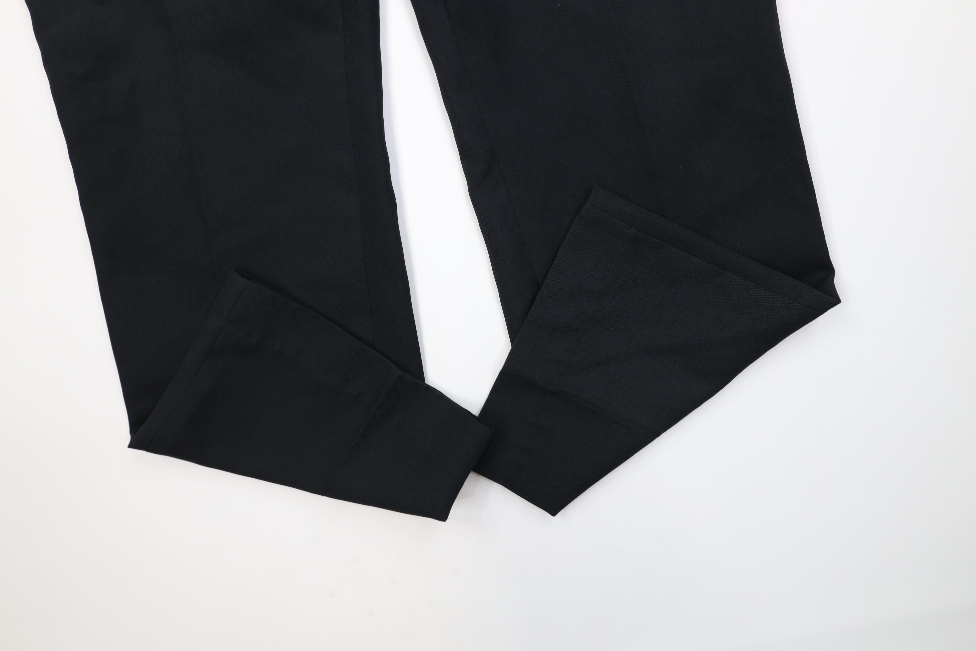 Vintage Vintage 70s Streetwear Flared Wide Leg Chino Pants Black USA Size US 32 / EU 48 - 5 Thumbnail