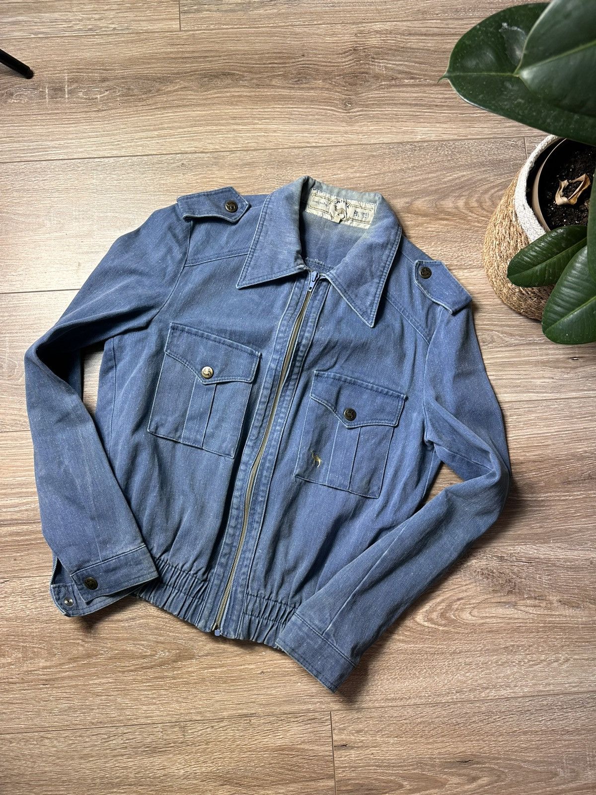 Very Rare VERY RARE Vintage Camel Denim Jacket | Grailed