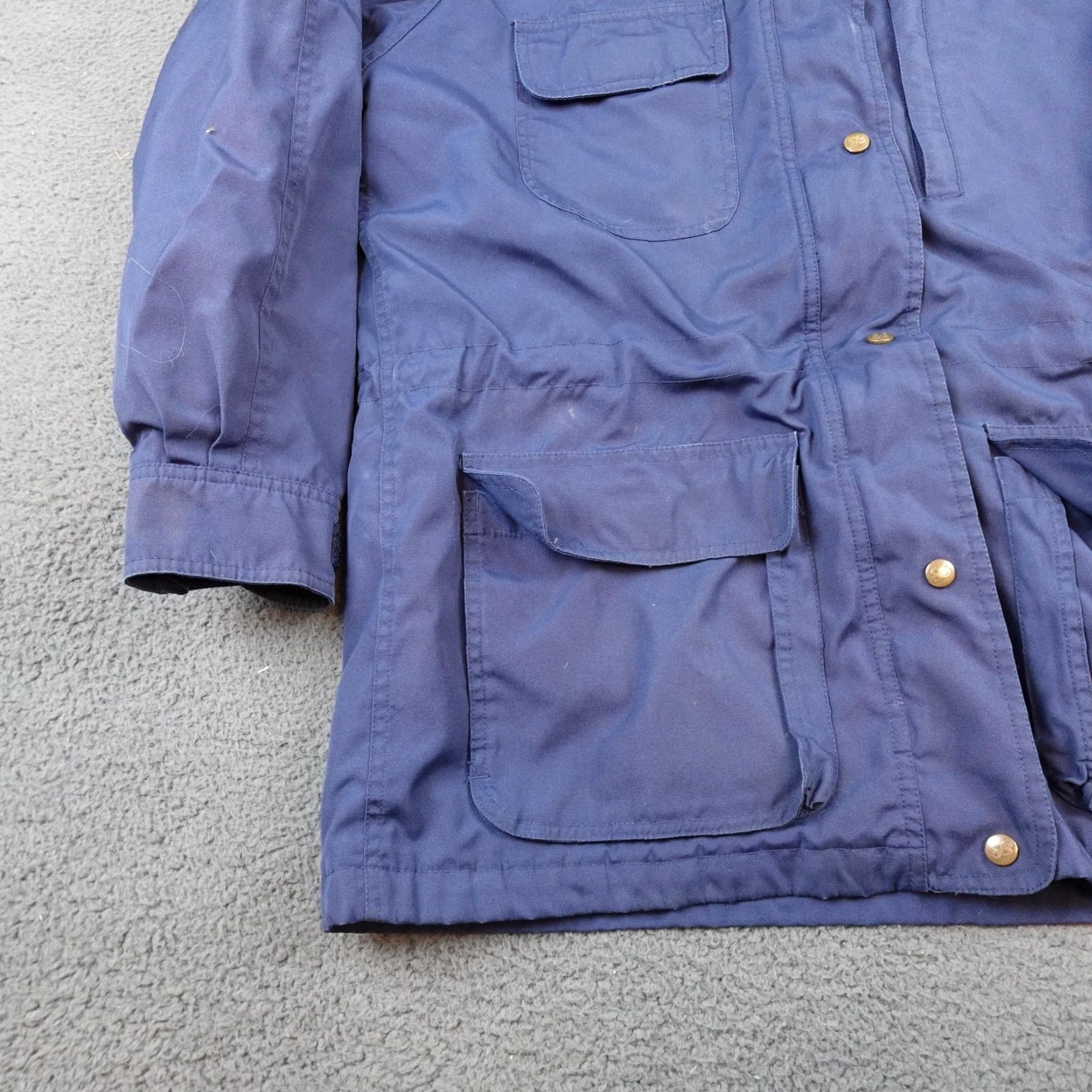 Eddie Bauer VINTAGE Eddie Bauer Jacket Mens Large Blue Hooded Wool Lined Parka Outdoor 90s Size US L / EU 52-54 / 3 - 3 Thumbnail